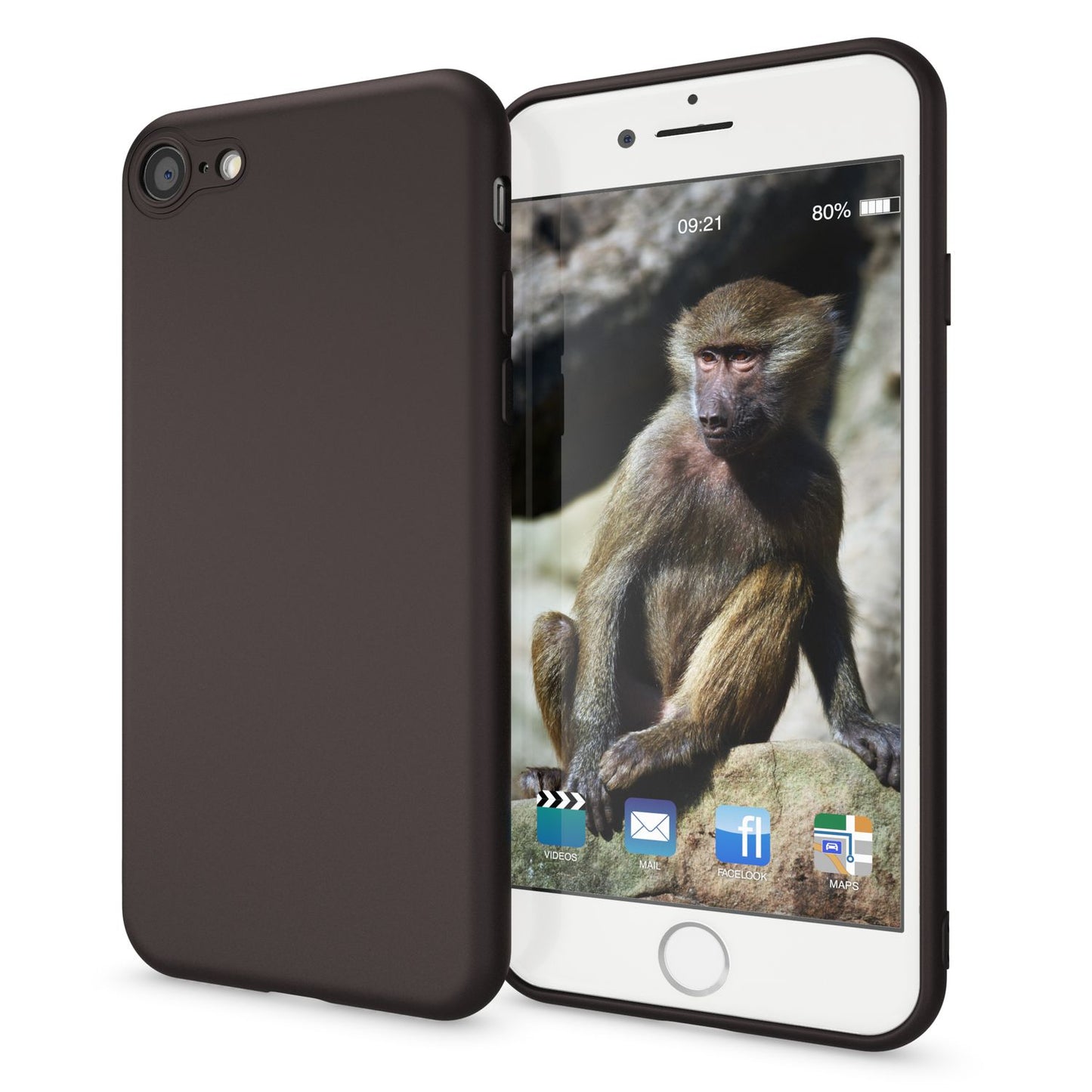 NALIA Neon Hülle für iPhone SE 2022 / SE 2020 / 8 / 7, Schutz Case Handy Cover