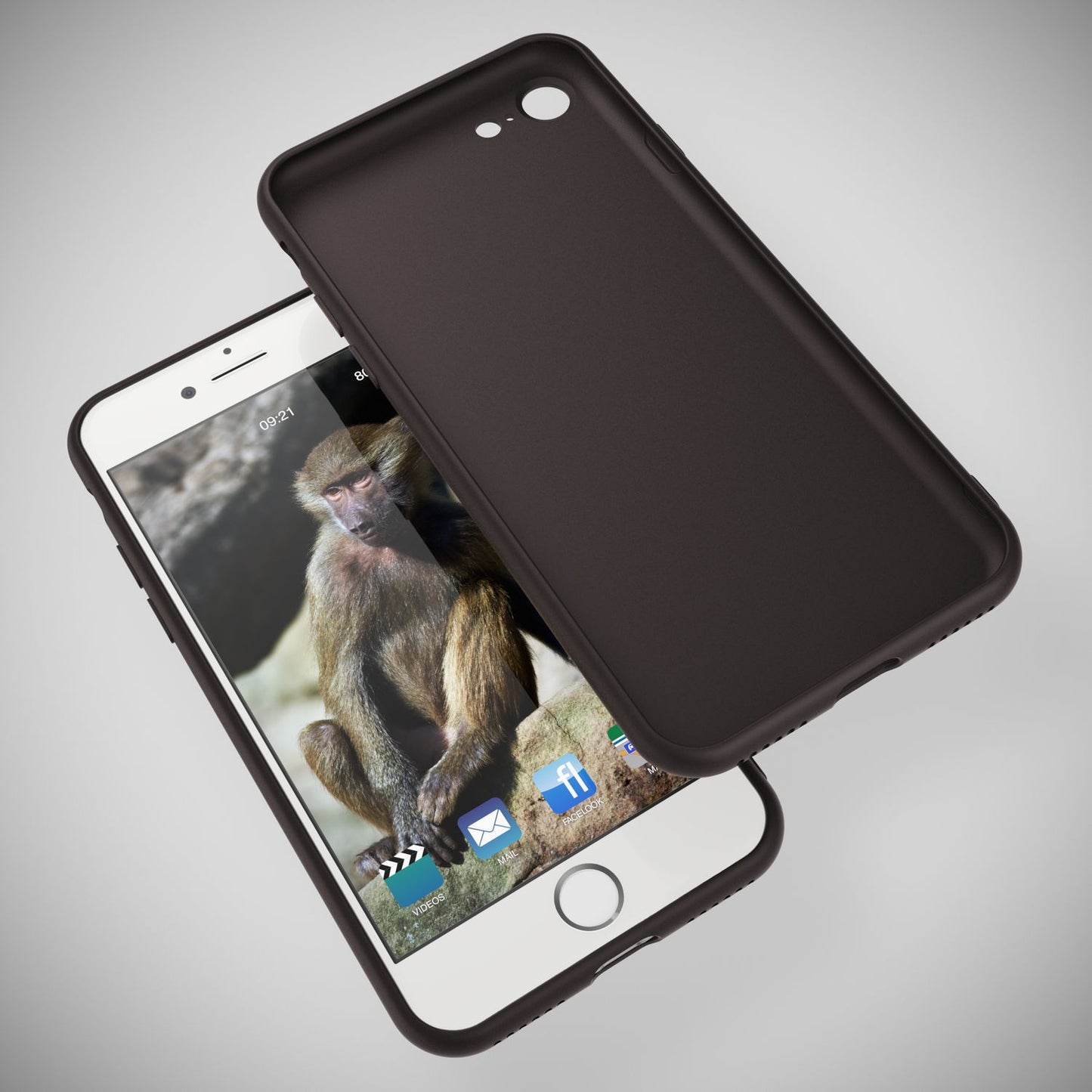 NALIA Neon Hülle für iPhone SE 2022 / SE 2020 / 8 / 7, Schutz Case Handy Cover