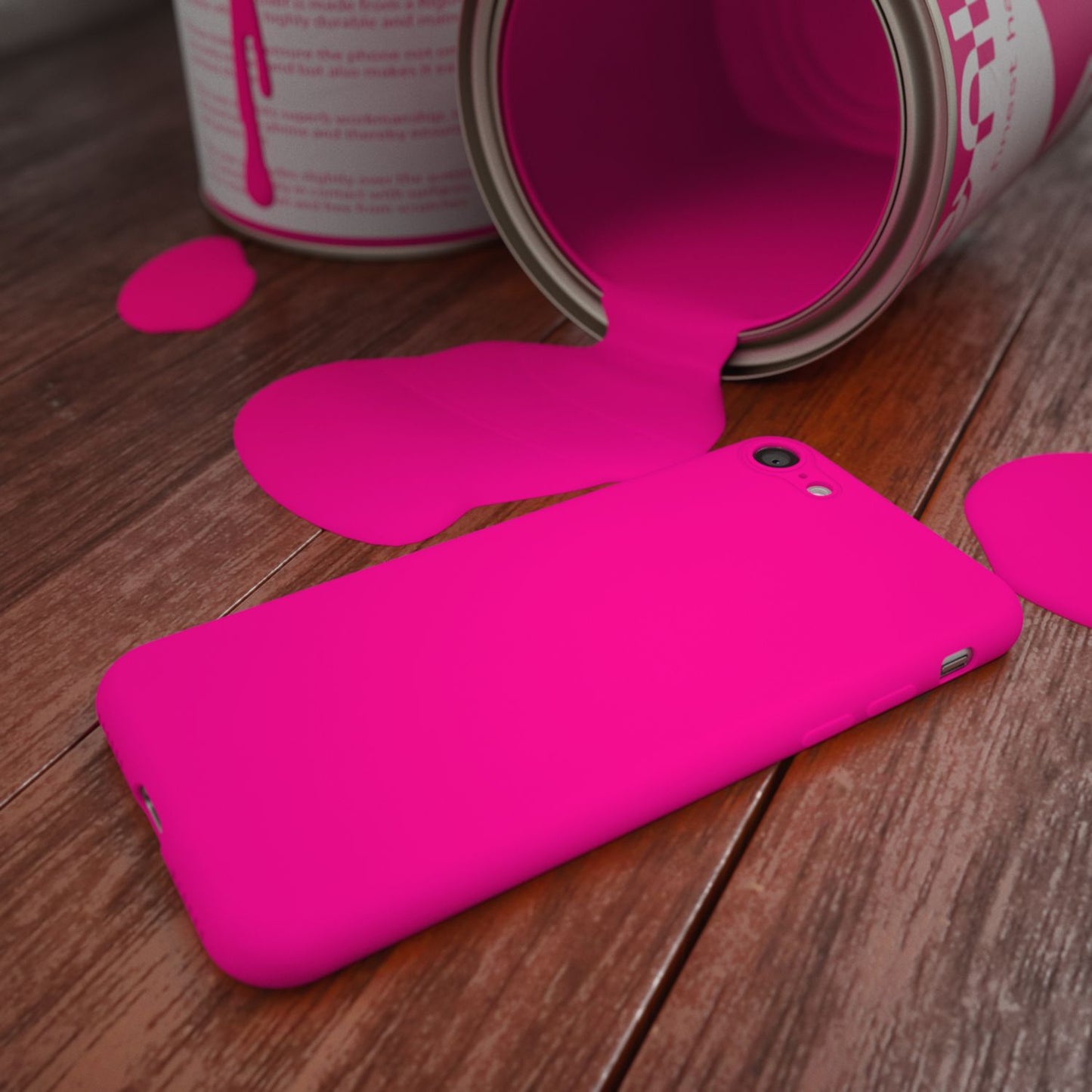 NALIA Neon Hülle für iPhone SE 2022 / SE 2020 / 8 / 7, Schutz Case Handy Cover