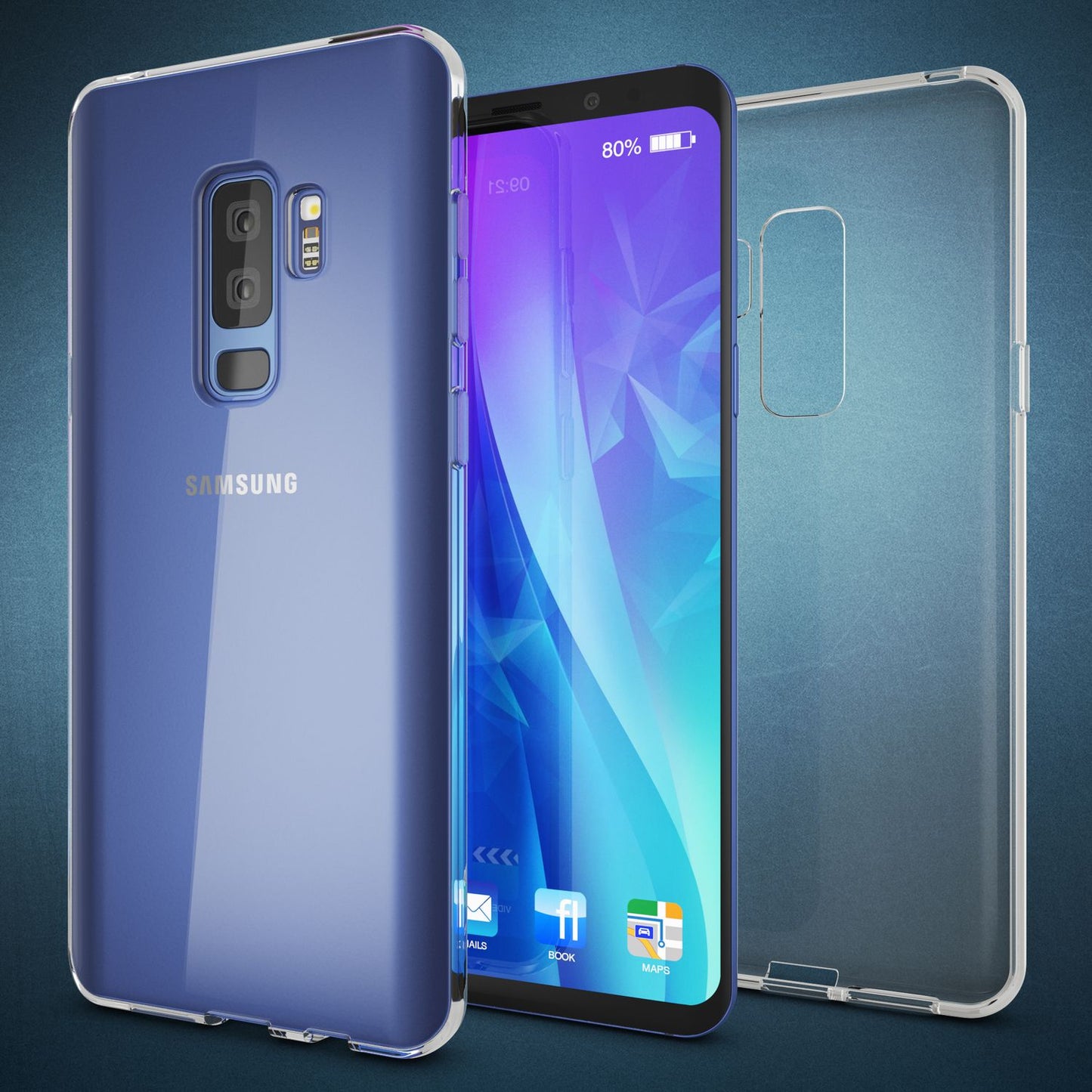 Husă transparentă NALIA AirFlex - Dimensiuni pentru Galaxy S9 Plus, Grosime 0,7 mm, Material: Silicon