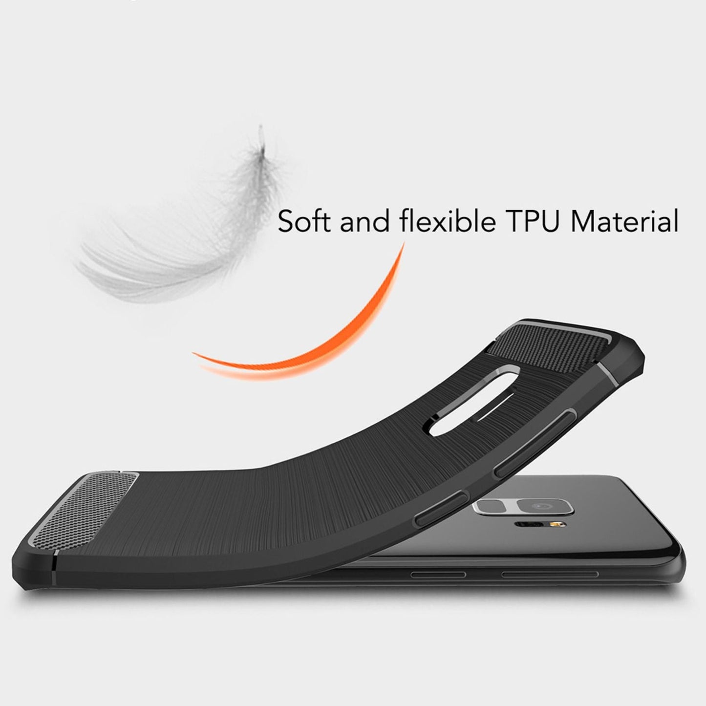 Samsung Galaxy S9 Handy Hülle von NALIA, Ultra Slim Silikon Case Cover Schutz