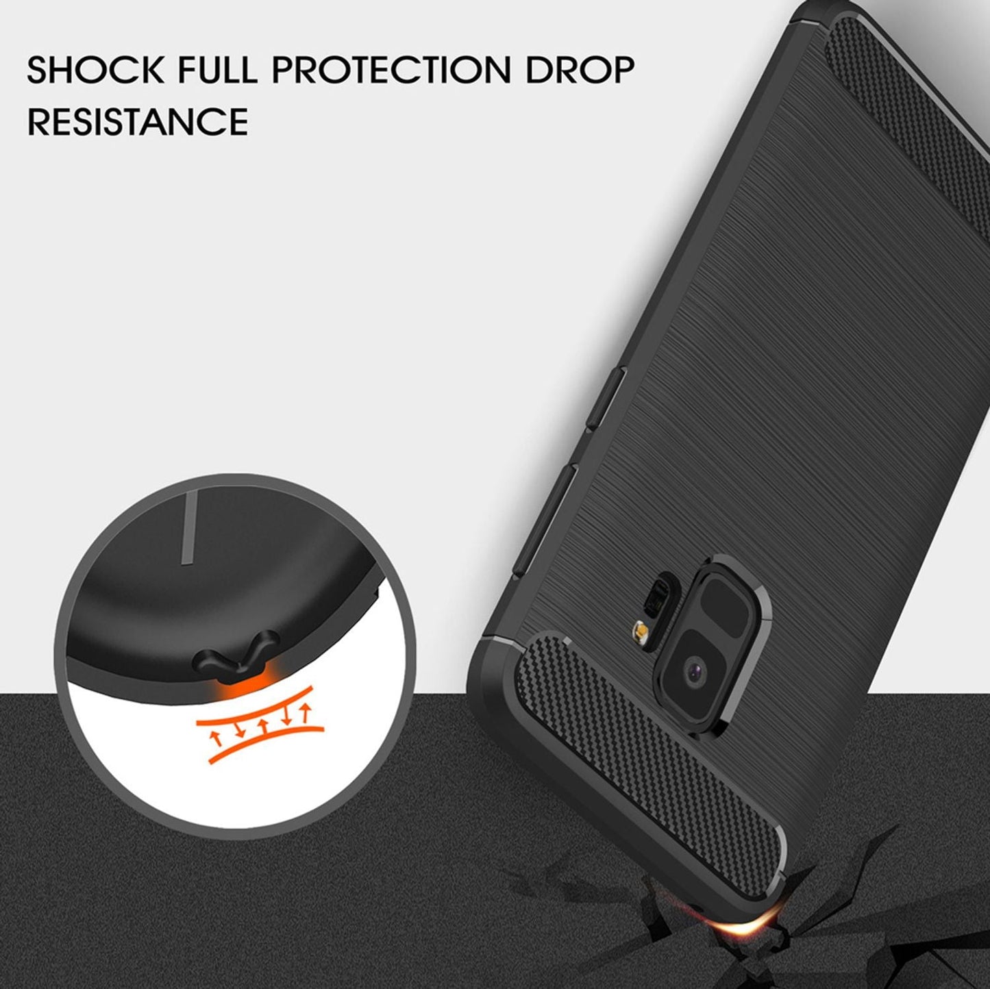 Samsung Galaxy S9 Handy Hülle von NALIA, Ultra Slim Silikon Case Cover Schutz