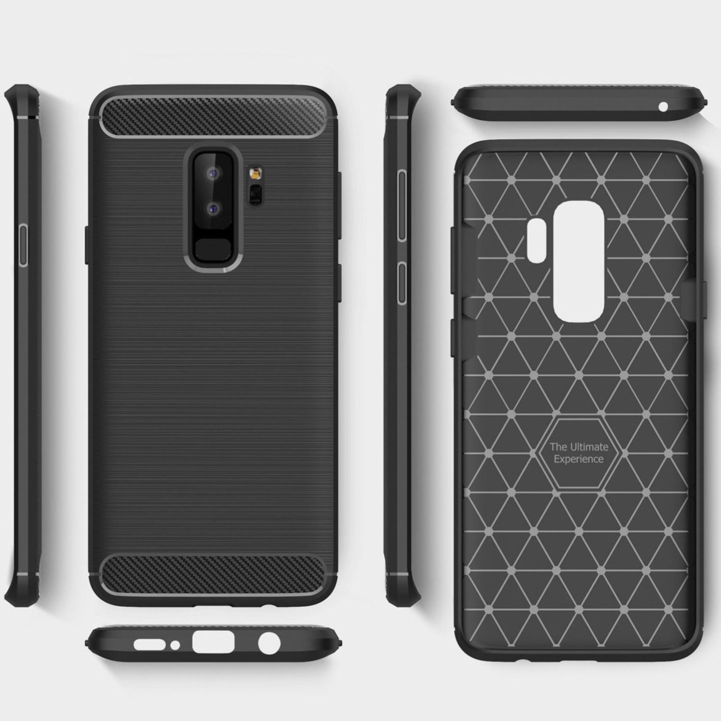 Etui NALIA do Samsunga Galaxy S9 Plus Vortex Carbon - TPU Silikon Slim