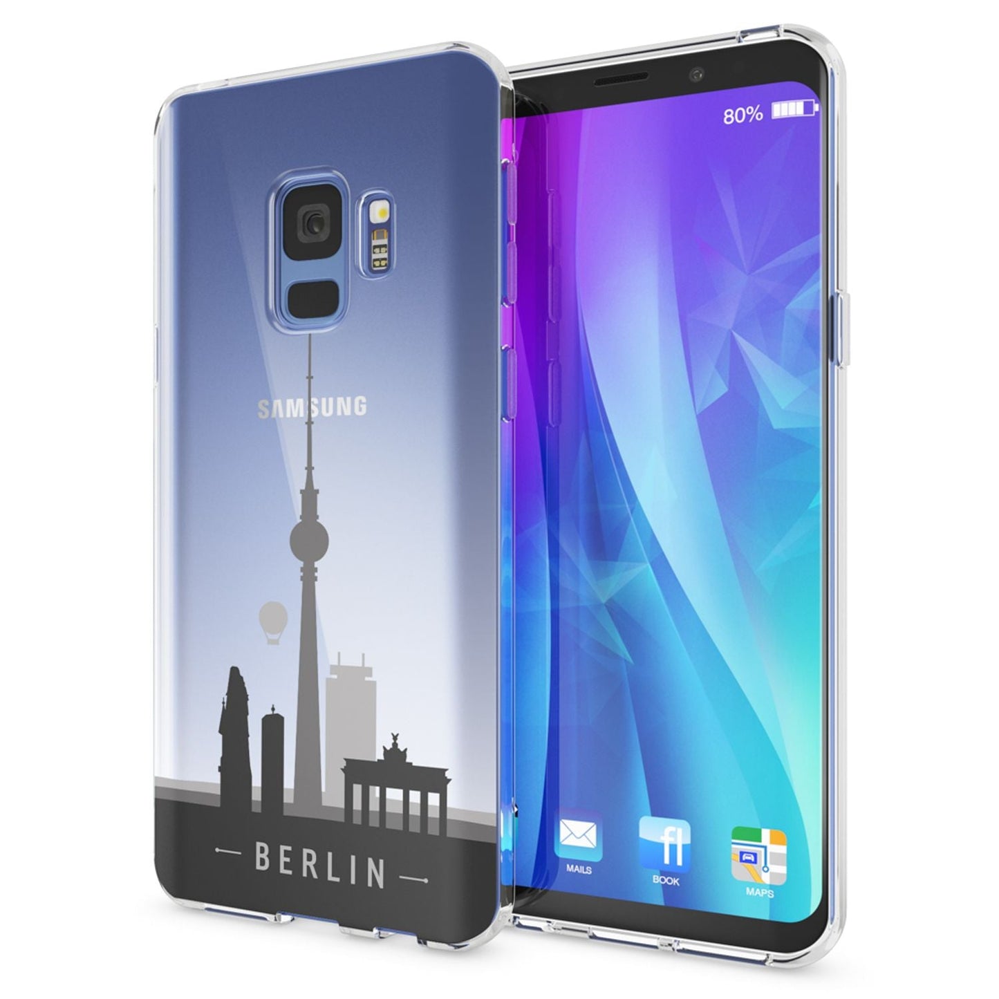 Samsung Galaxy S9 Hülle Handyhülle von NALIA, Slim Silikon Motiv Case Schutzhülle