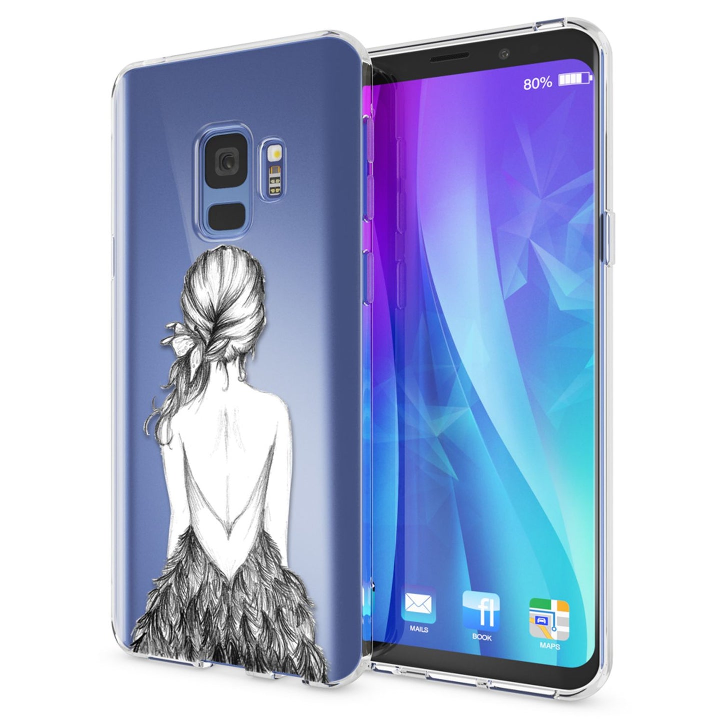 Samsung Galaxy S9 Hülle Handyhülle von NALIA, Slim Silikon Motiv Case Schutzhülle