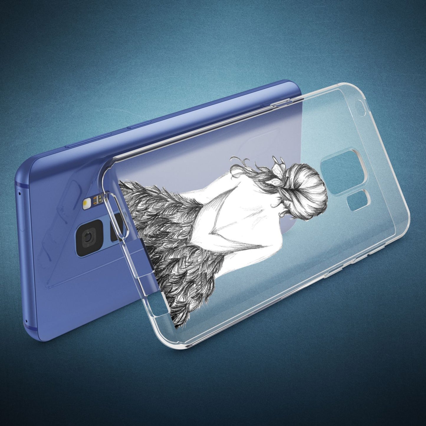 Samsung Galaxy S9 Hülle Handyhülle von NALIA, Slim Silikon Motiv Case Schutzhülle