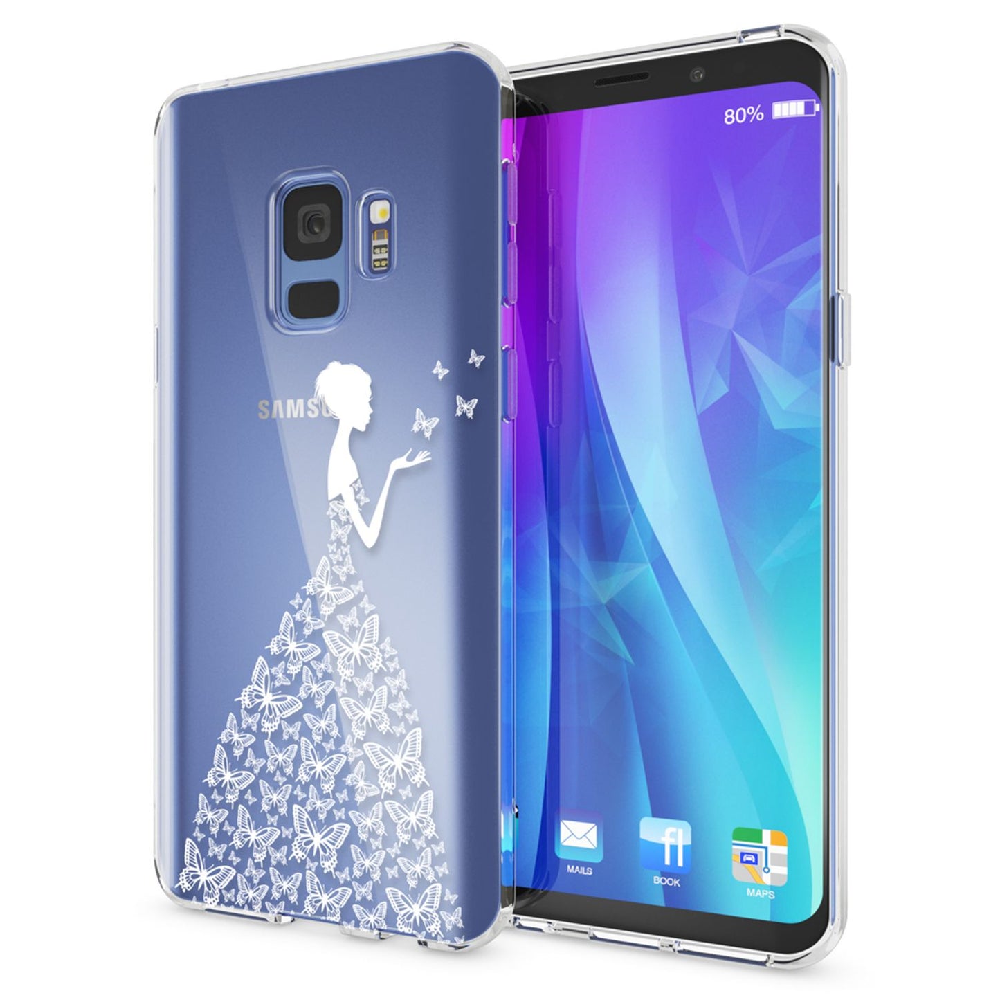 Samsung Galaxy S9 Hülle Handyhülle von NALIA, Slim Silikon Motiv Case Schutzhülle
