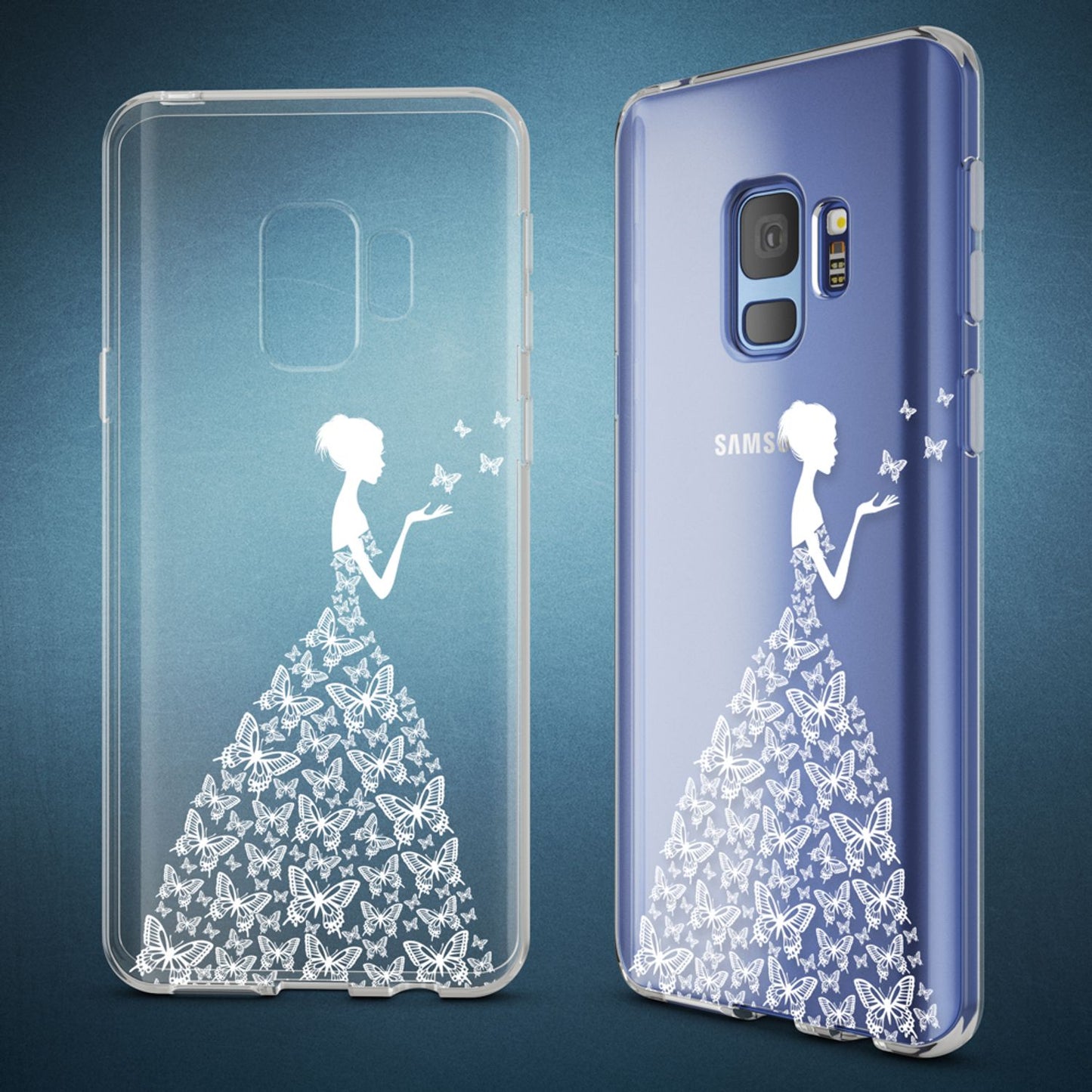 Samsung Galaxy S9 Hülle Handyhülle von NALIA, Slim Silikon Motiv Case Schutzhülle