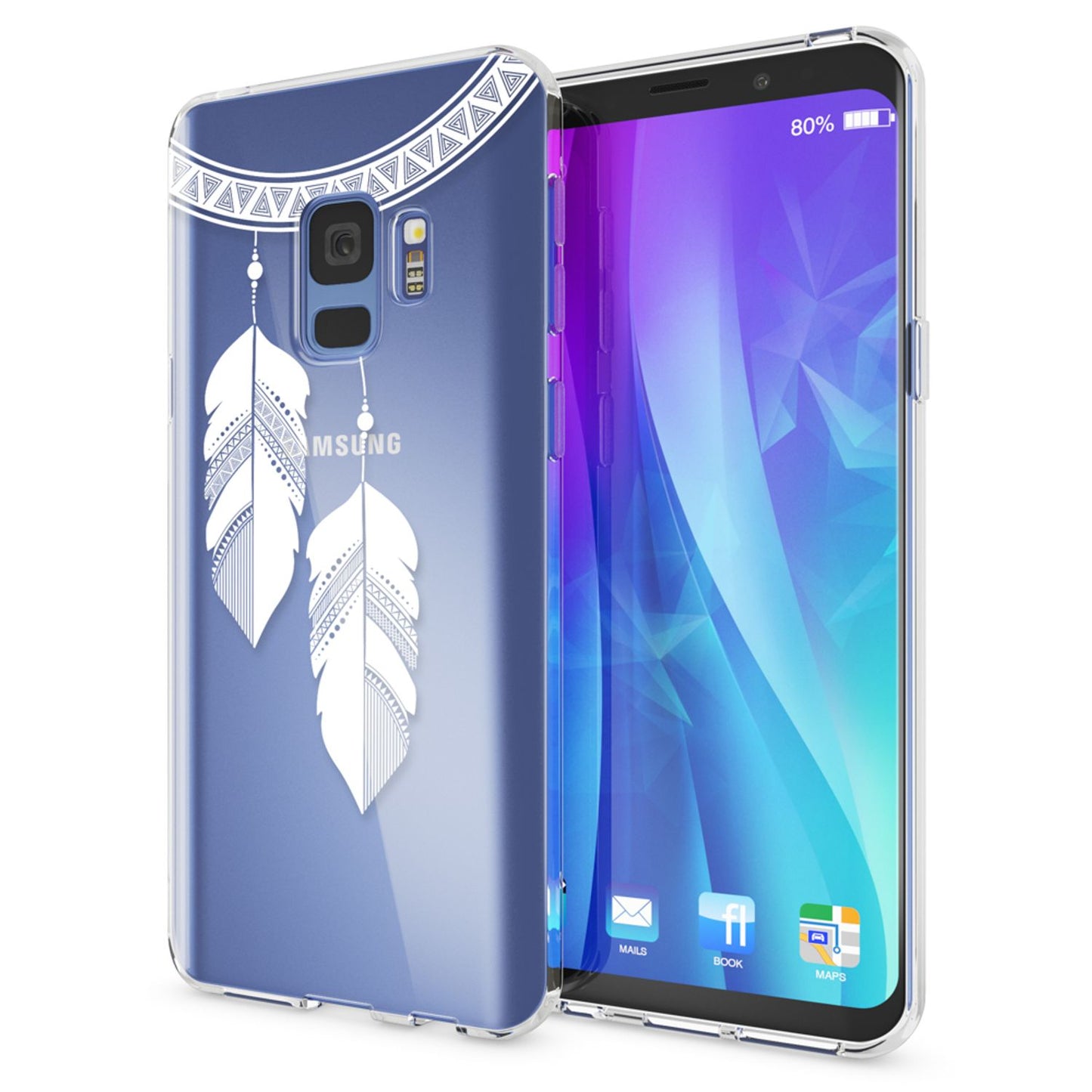 Samsung Galaxy S9 Hülle Handyhülle von NALIA, Slim Silikon Motiv Case Schutzhülle