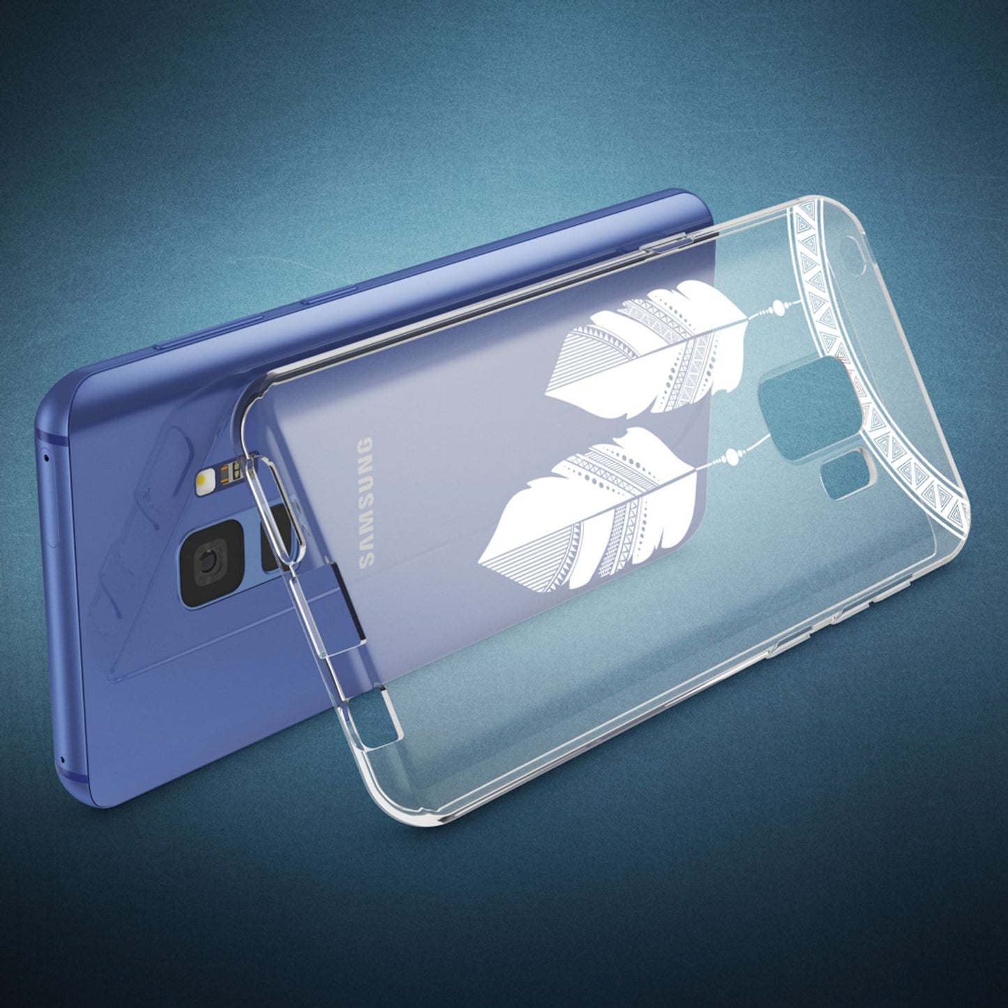 Samsung Galaxy S9 Hülle Handyhülle von NALIA, Slim Silikon Motiv Case Schutzhülle