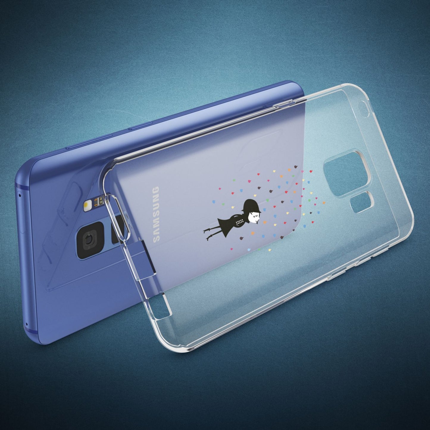 Samsung Galaxy S9 Hülle Handyhülle von NALIA, Slim Silikon Motiv Case Schutzhülle