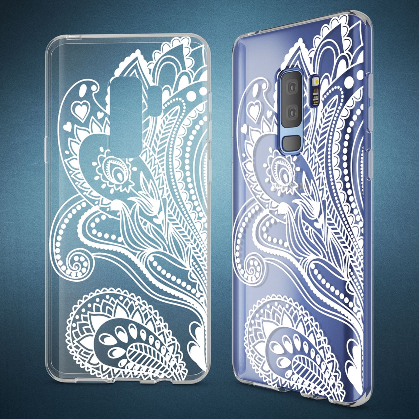 Samsung Galaxy S9 Plus Hülle Handyhülle von NALIA, Slim Silikon Motiv Case Schutzhülle