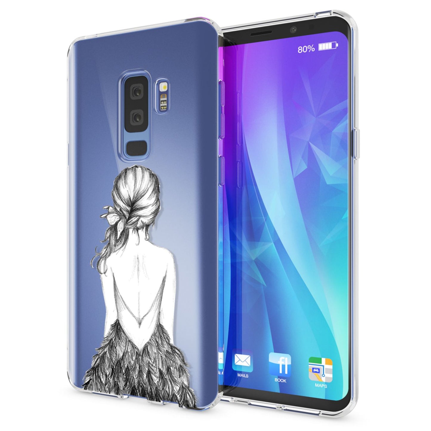 Samsung Galaxy S9 Plus Hülle Handyhülle von NALIA, Slim Silikon Motiv Case Schutzhülle