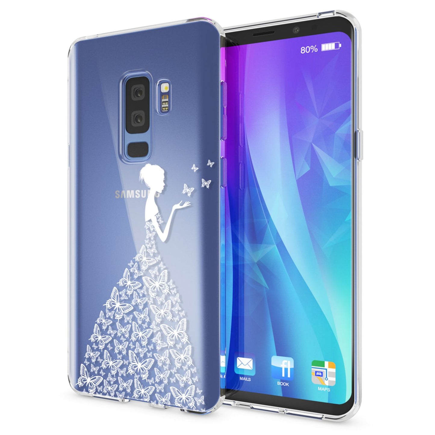 Samsung Galaxy S9 Plus Hülle Handyhülle von NALIA, Slim Silikon Motiv Case Schutzhülle