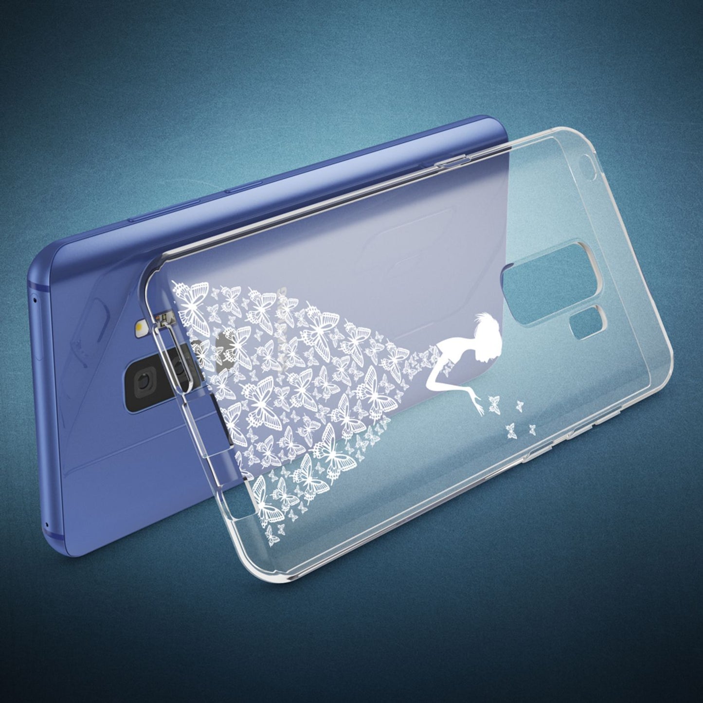 Samsung Galaxy S9 Plus Hülle Handyhülle von NALIA, Slim Silikon Motiv Case Schutzhülle