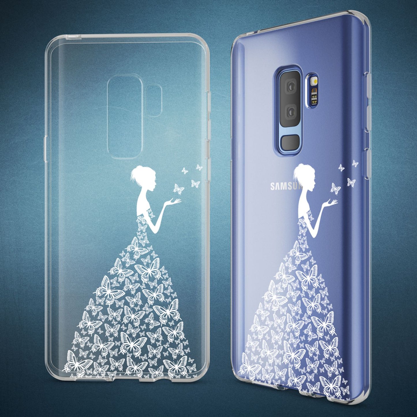 Samsung Galaxy S9 Plus Hülle Handyhülle von NALIA, Slim Silikon Motiv Case Schutzhülle