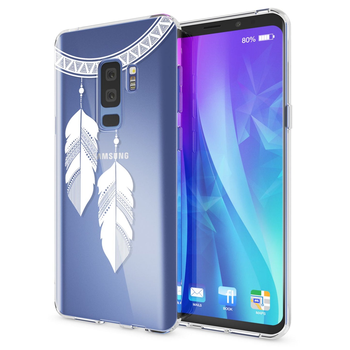 Samsung Galaxy S9 Plus Hülle Handyhülle von NALIA, Slim Silikon Motiv Case Schutzhülle