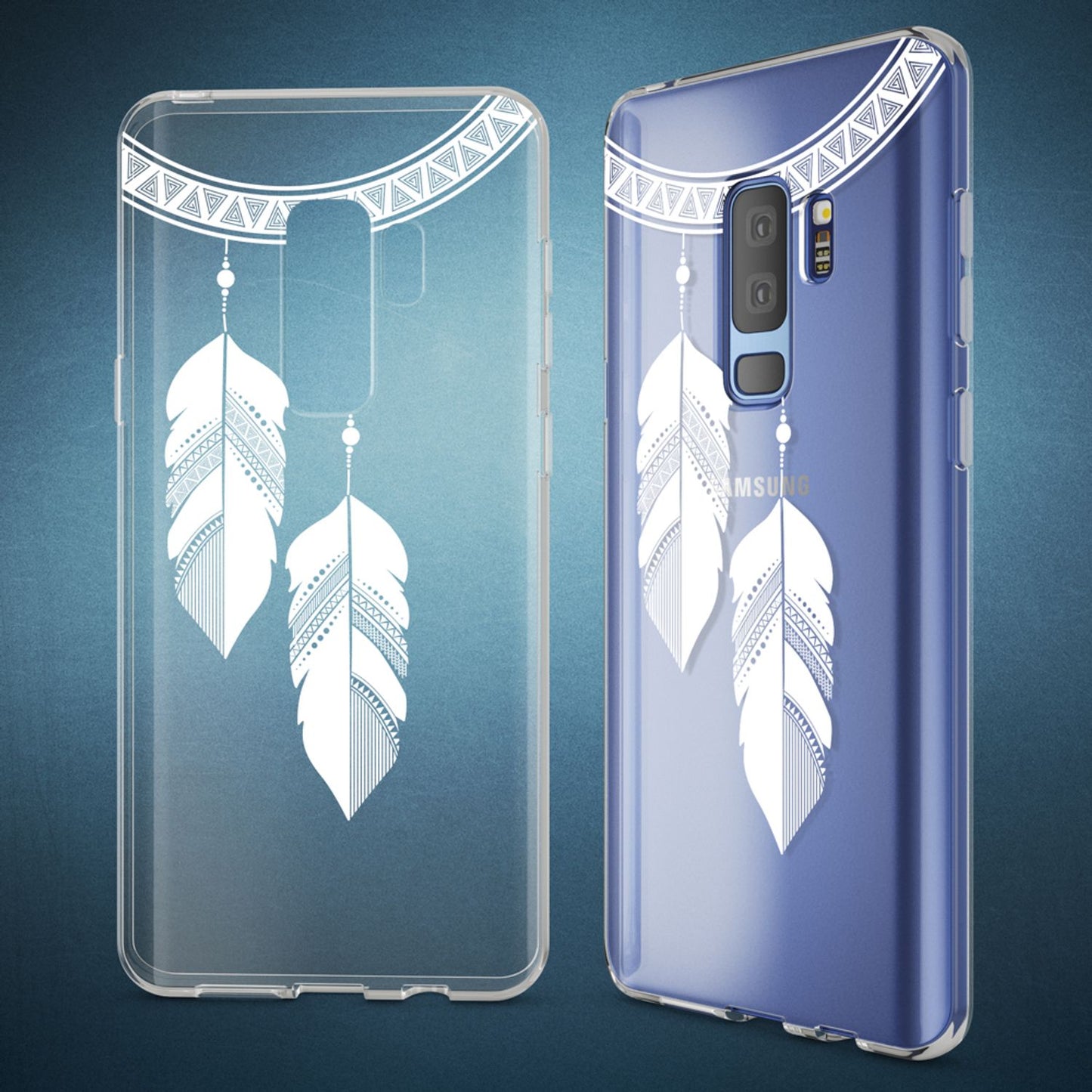 Samsung Galaxy S9 Plus Hülle Handyhülle von NALIA, Slim Silikon Motiv Case Schutzhülle