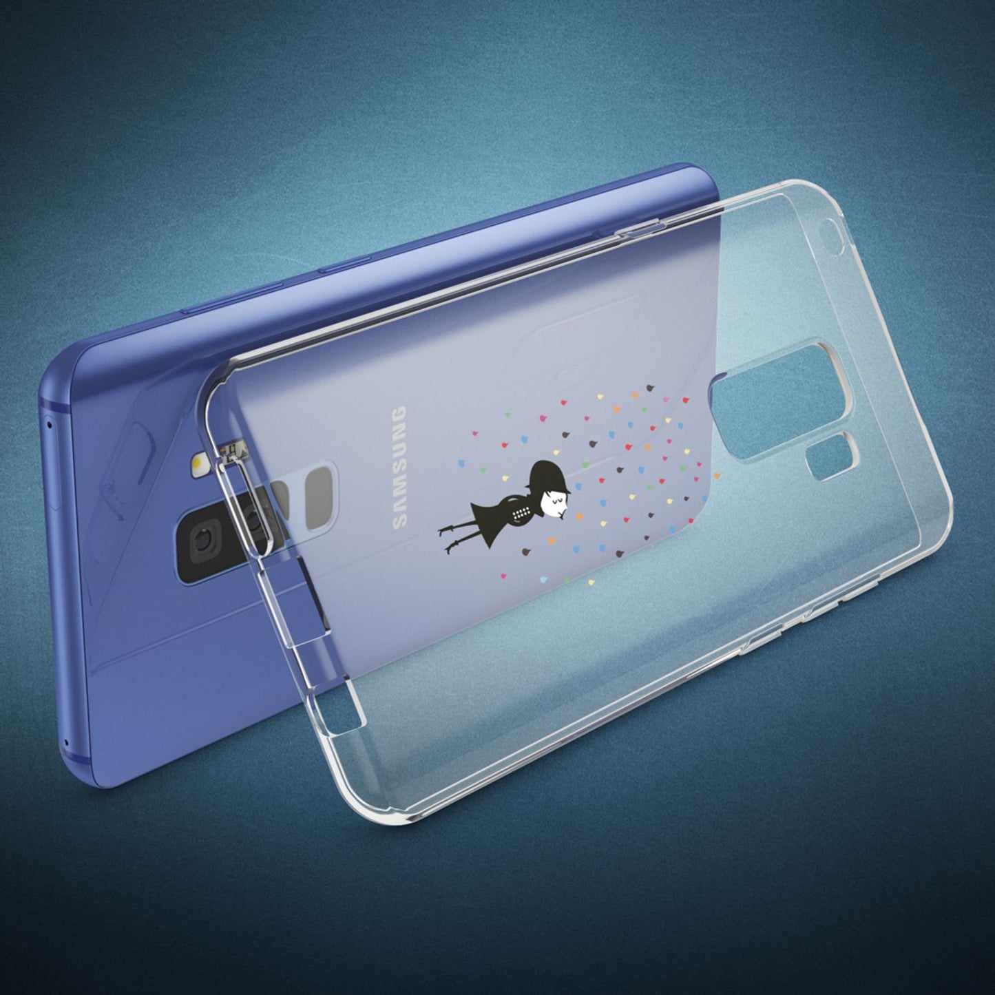 Samsung Galaxy S9 Plus Hülle Handyhülle von NALIA, Slim Silikon Motiv Case Schutzhülle