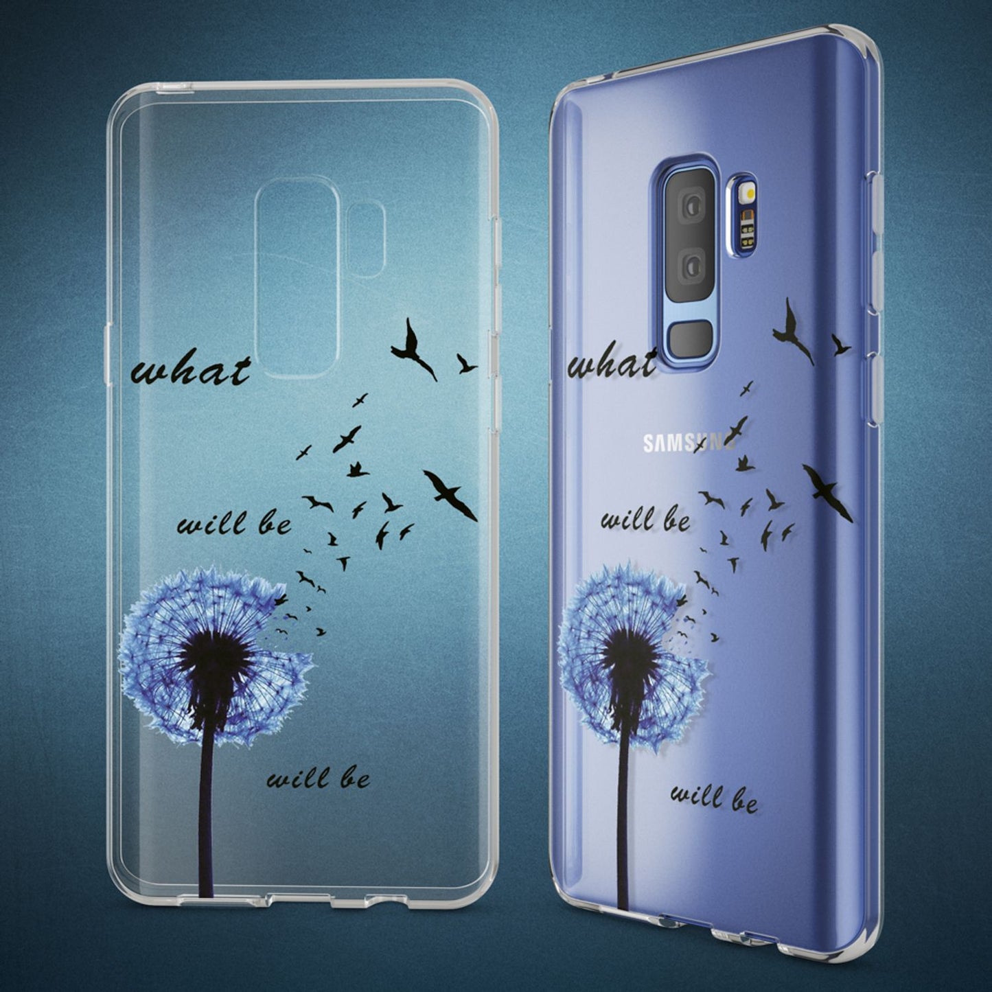 Samsung Galaxy S9 Plus Hülle Handyhülle von NALIA, Slim Silikon Motiv Case Schutzhülle