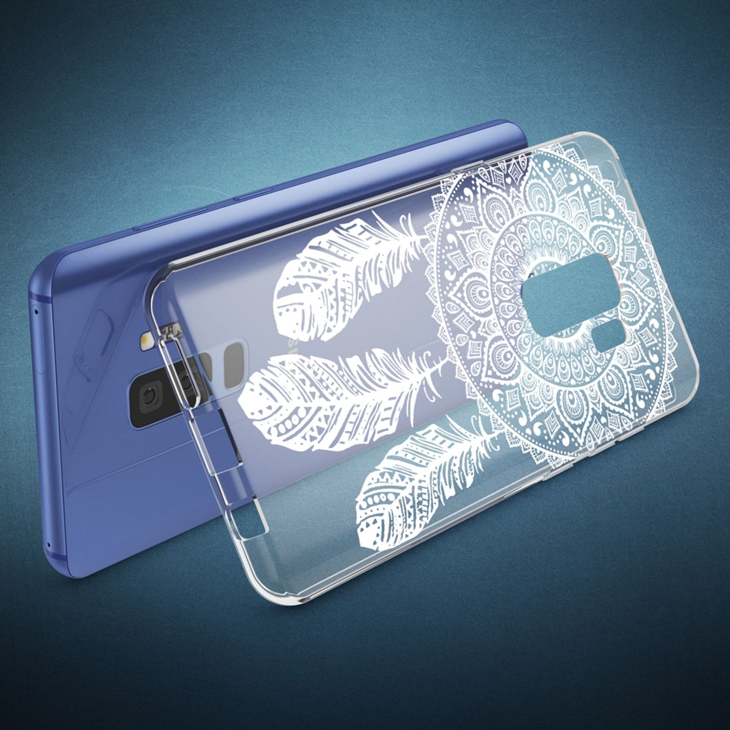 Samsung Galaxy S9 Plus Hülle Handyhülle von NALIA, Slim Silikon Motiv Case Schutzhülle