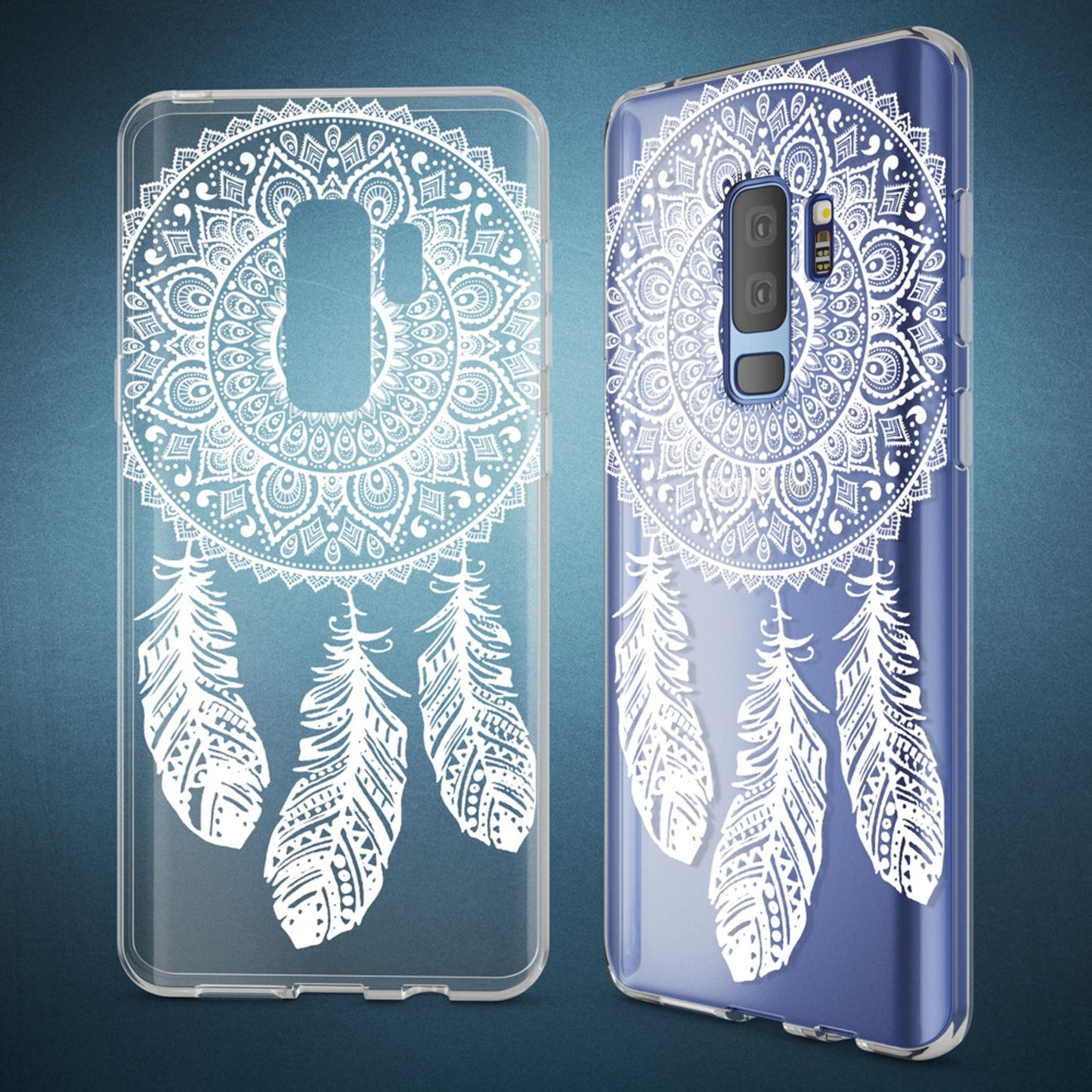 Samsung Galaxy S9 Plus Hülle Handyhülle von NALIA, Slim Silikon Motiv Case Schutzhülle