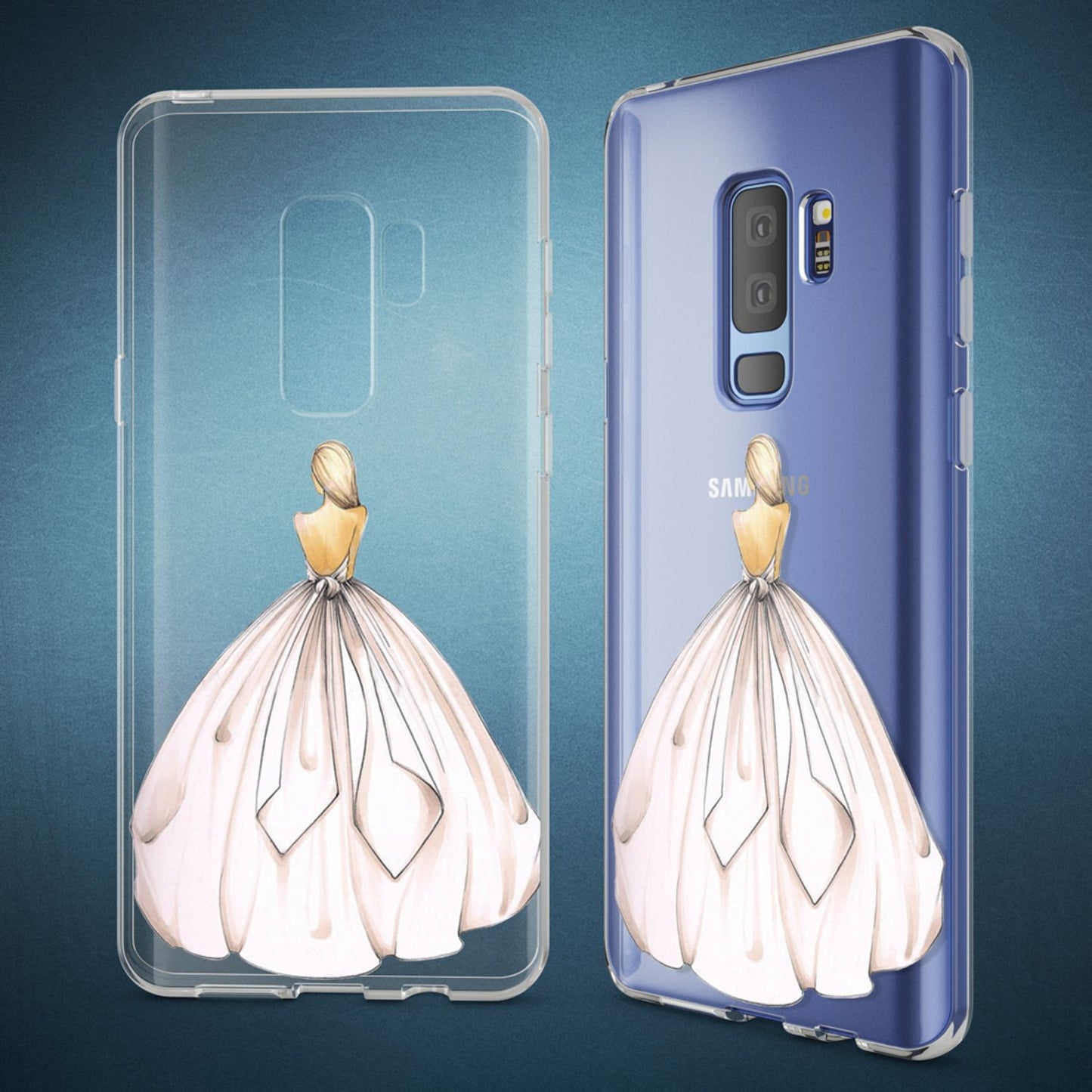 Samsung Galaxy S9 Plus Hülle Handyhülle von NALIA, Slim Silikon Motiv Case Schutzhülle