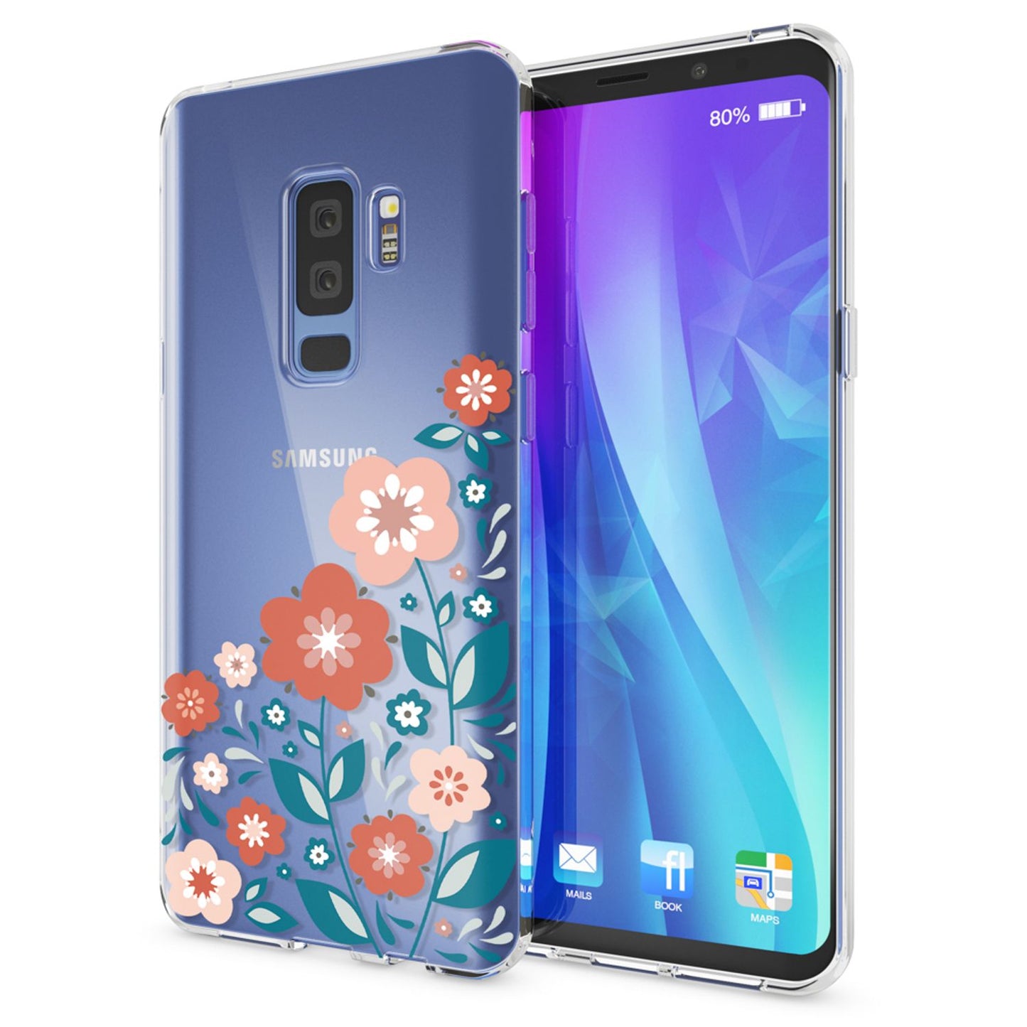 Samsung Galaxy S9 Plus Hülle Handyhülle von NALIA, Slim Silikon Motiv Case Schutzhülle