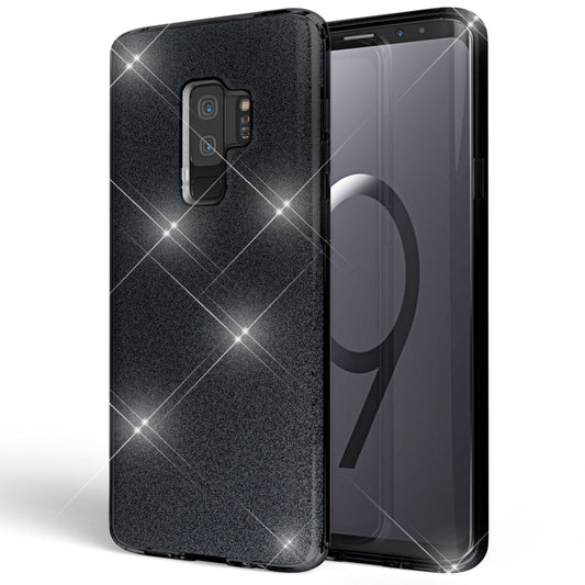 Husă de telefon NALIA pentru Samsung Galaxy S9 Plus, carcasă cu sclipici și bumper