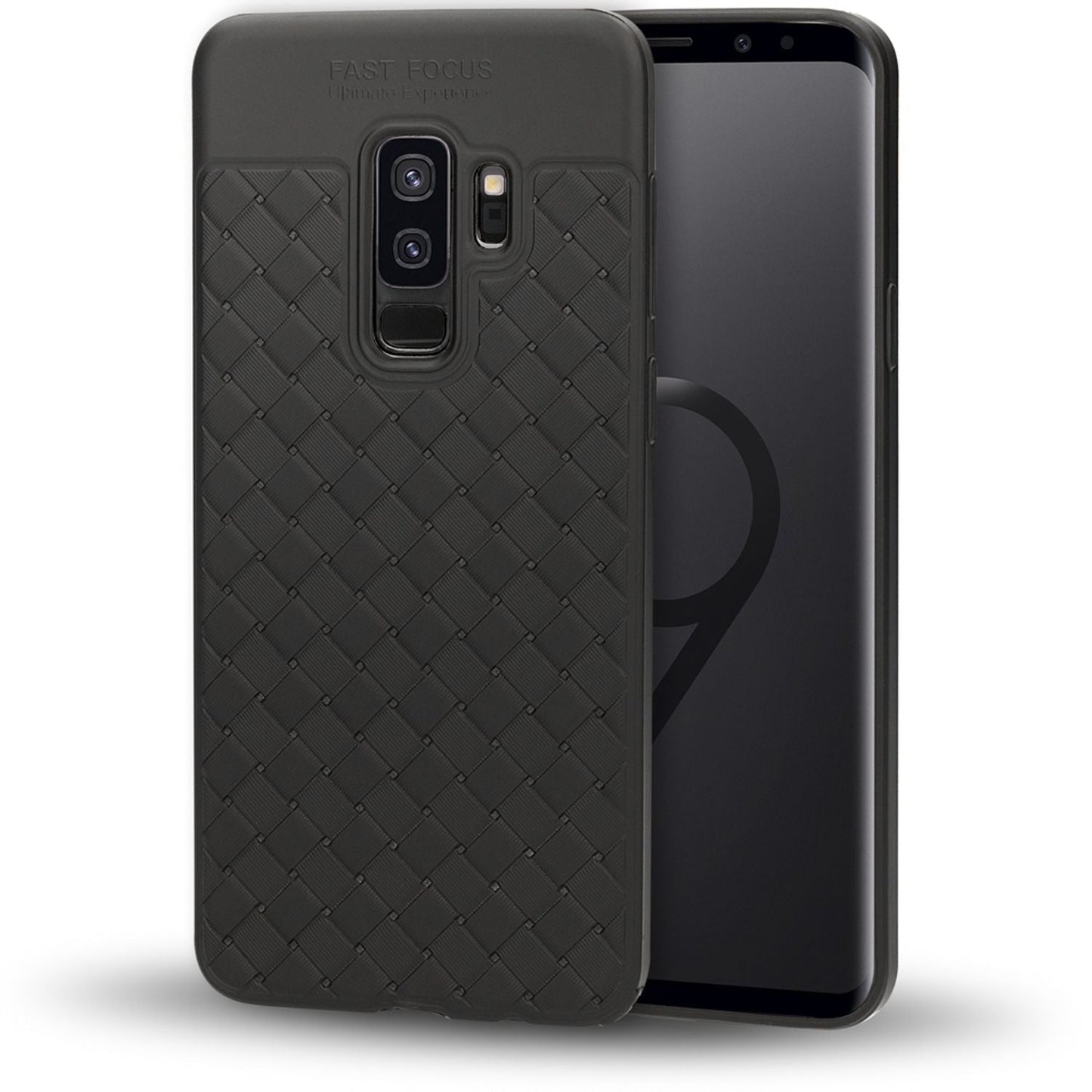 Samsung Galaxy S9 Plus Handy Hülle von NALIA, gewebtes Muster TPU Silikon Case