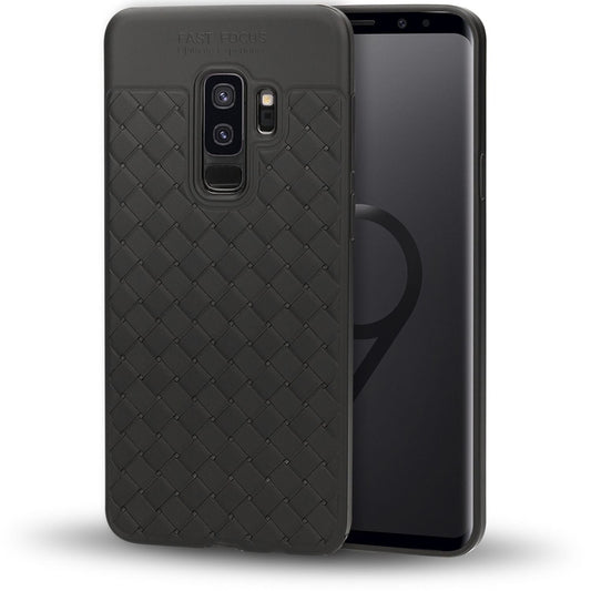 Samsung Galaxy S9 Plus Handy Hülle von NALIA, gewebtes Muster TPU Silikon Case