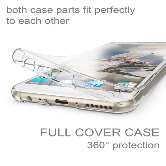 Husă Huawei Mate 10 Lite cu protecție completă la 360 de grade și protector de ecran - silicon subțire și transparent