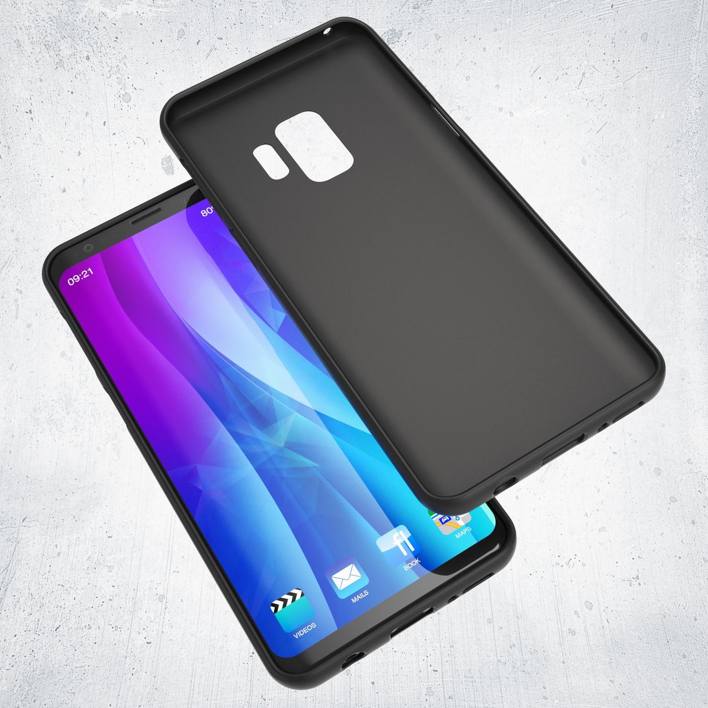 NALIA NeonShock Galaxy S9 Hülle Mit Neonfarben Strahlendem Schutz - Ultra Slim TPU Silikon Neonfarben