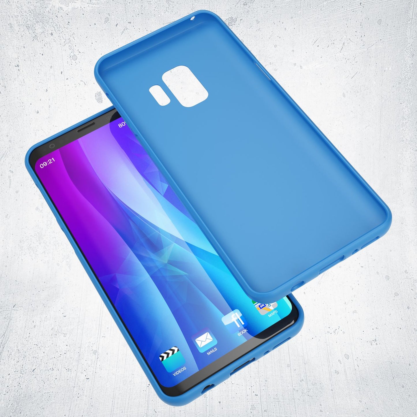 NALIA NeonShock Galaxy S9 Hülle Mit Neonfarben Strahlendem Schutz - Ultra Slim TPU Silikon Neonfarben