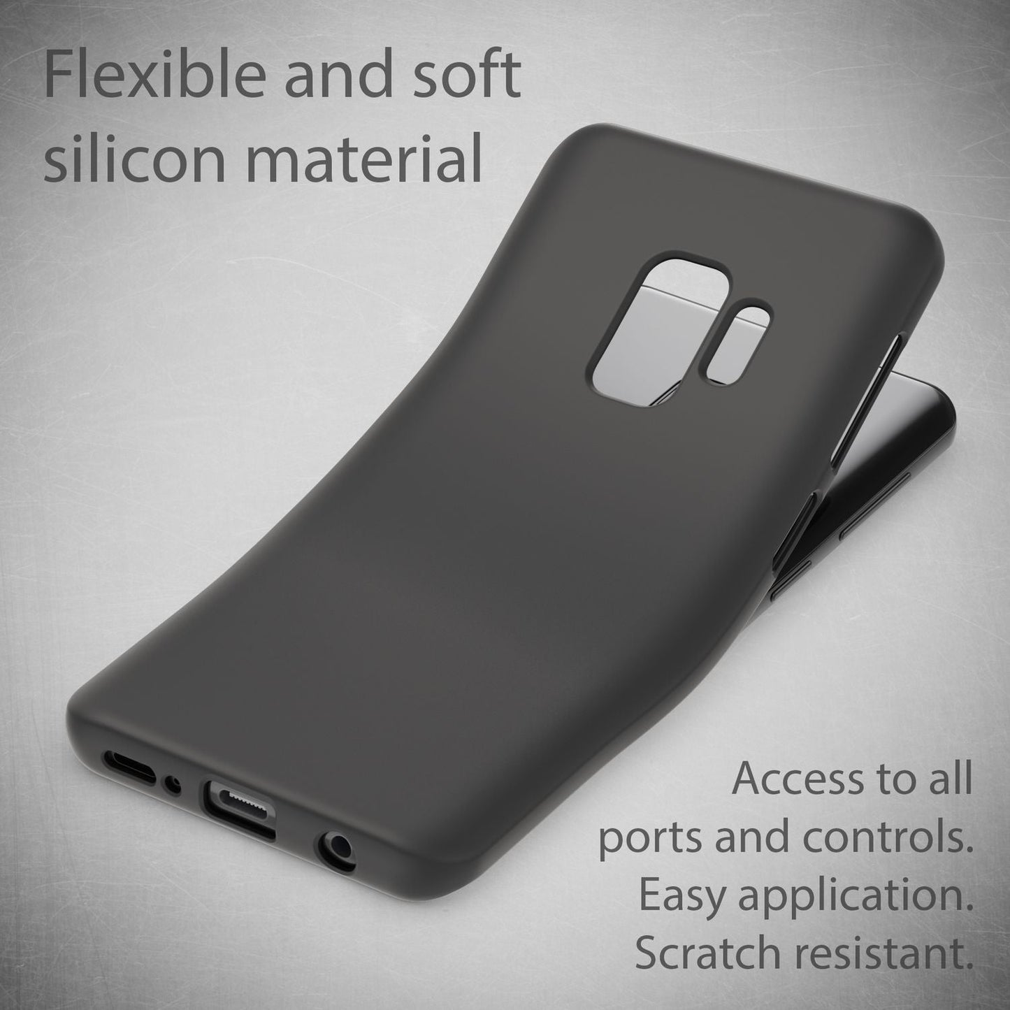 NALIA NeonShock Galaxy S9 Hülle Mit Neonfarben Strahlendem Schutz - Ultra Slim TPU Silikon Neonfarben