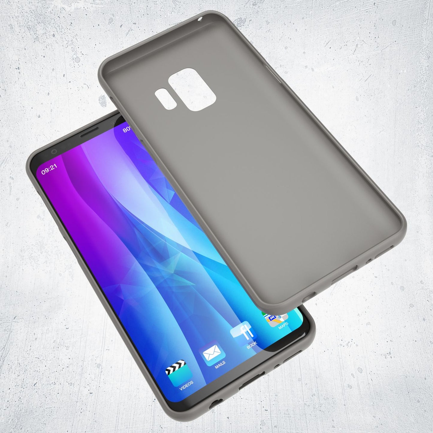 NALIA NeonShock Galaxy S9 Hülle Mit Neonfarben Strahlendem Schutz - Ultra Slim TPU Silikon Neonfarben