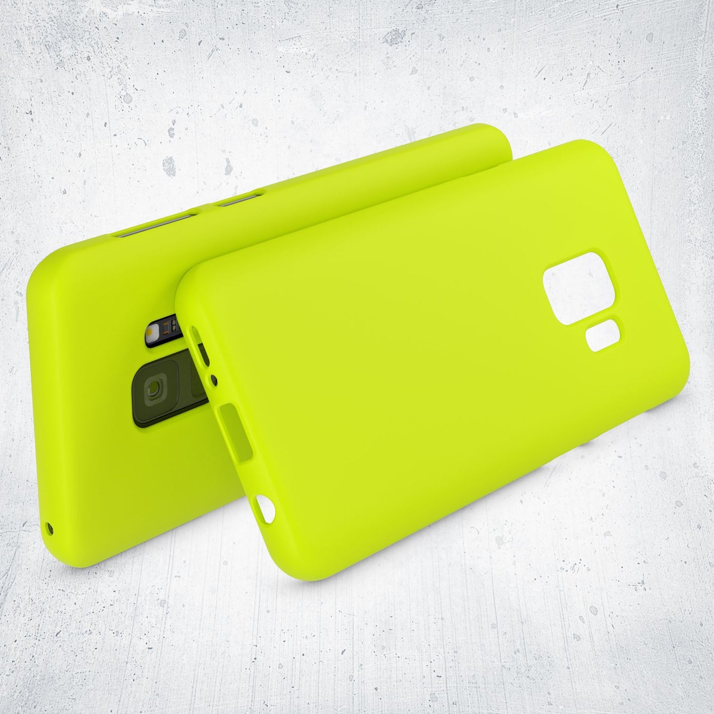 NALIA NeonShock Galaxy S9 Hülle Mit Neonfarben Strahlendem Schutz - Ultra Slim TPU Silikon Neonfarben