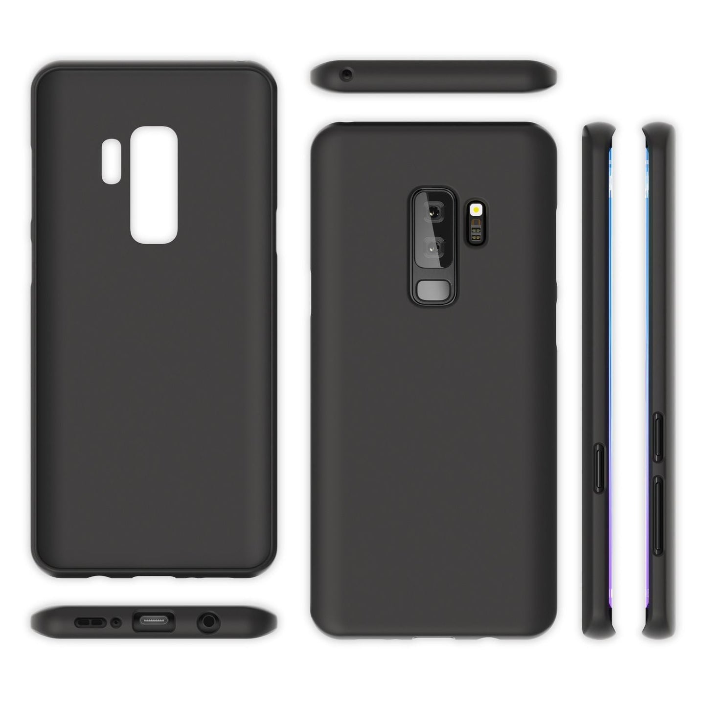 Samsung Galaxy S9 Plus Handy Hülle von NALIA, Ultra-Slim TPU Silikon Neon Case