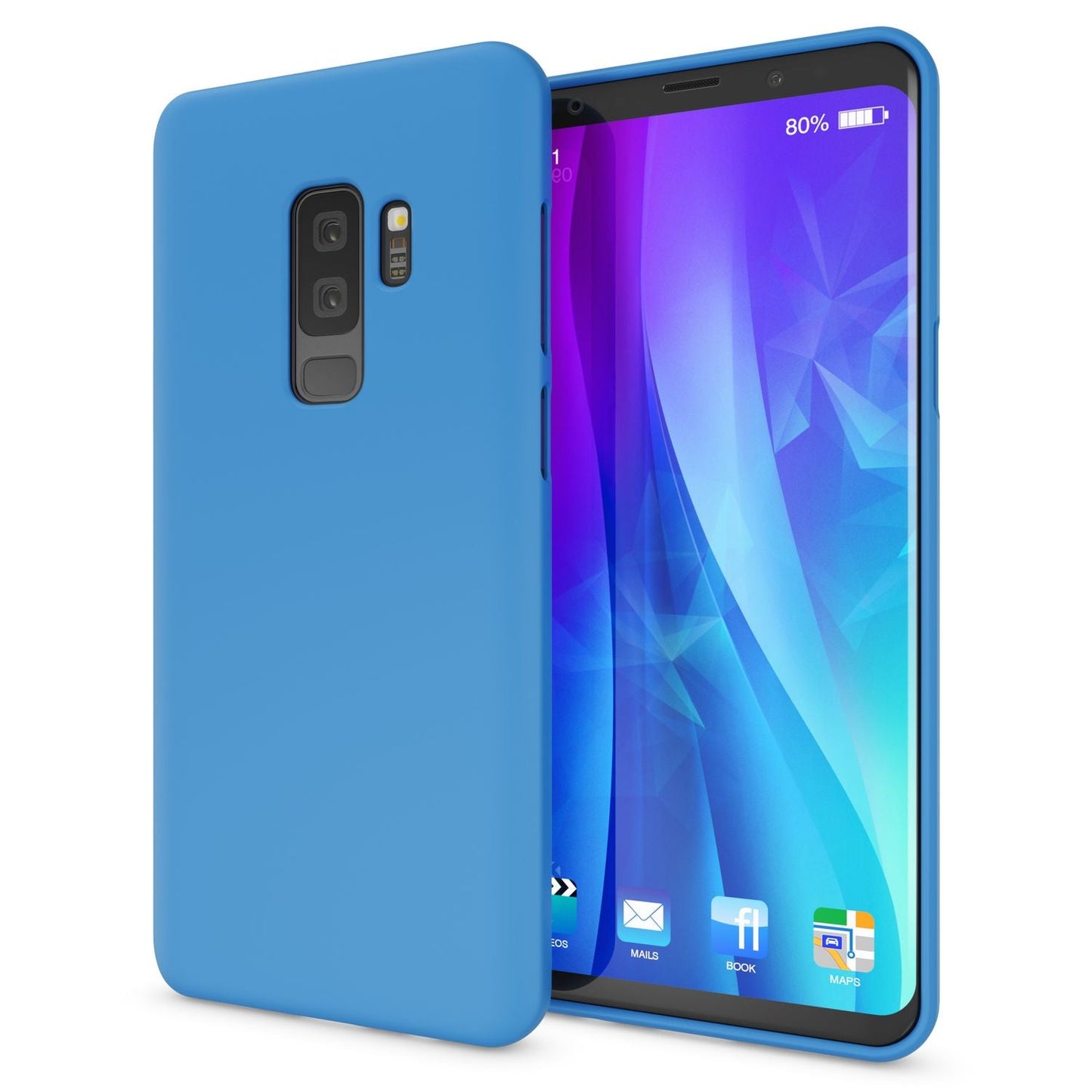 Samsung Galaxy S9 Plus Handy Hülle von NALIA, Ultra-Slim TPU Silikon Neon Case