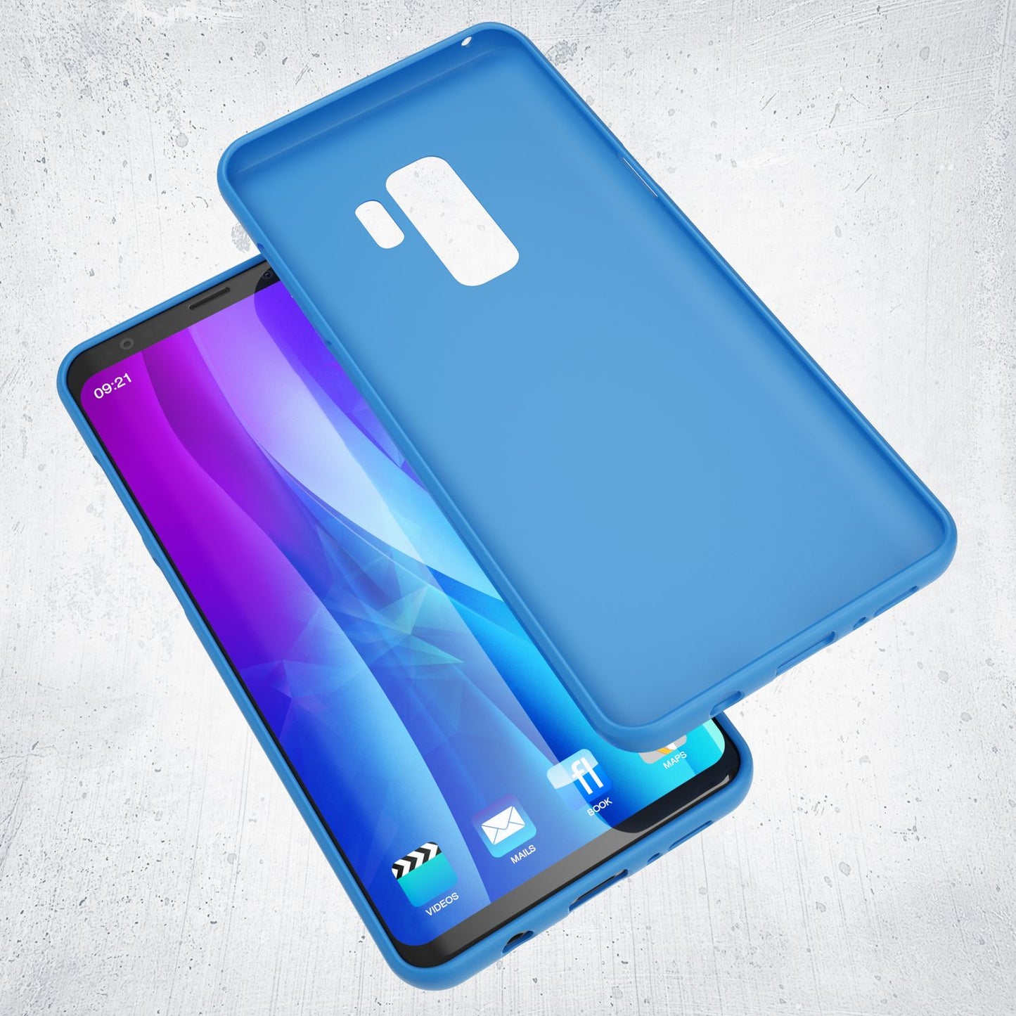 Samsung Galaxy S9 Plus Handy Hülle von NALIA, Ultra-Slim TPU Silikon Neon Case
