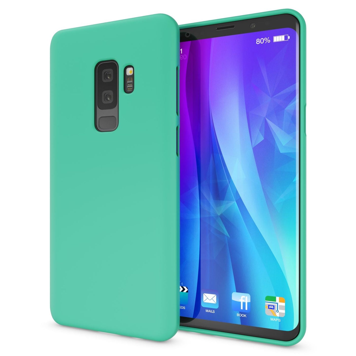 Samsung Galaxy S9 Plus Handy Hülle von NALIA, Ultra-Slim TPU Silikon Neon Case