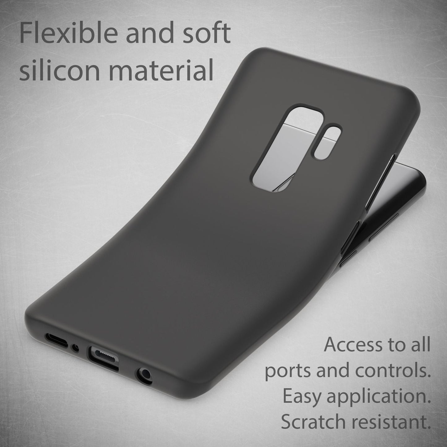 Samsung Galaxy S9 Plus Handy Hülle von NALIA, Ultra-Slim TPU Silikon Neon Case