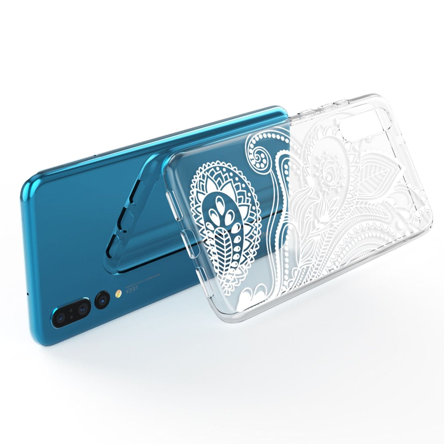 Husă din silicon pentru Huawei P20 Pro cu design, transparentă - subțire, transparentă, potrivire perfectă