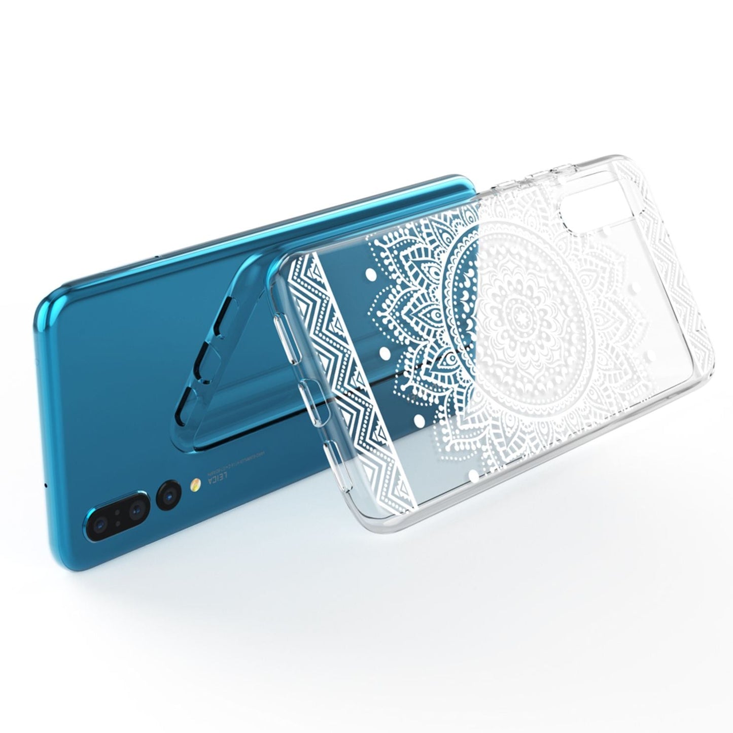 Husă din silicon pentru Huawei P20 Pro cu design, transparentă - subțire, transparentă, potrivire perfectă