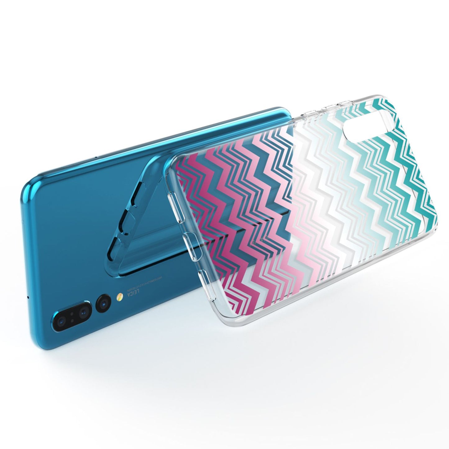 Husă din silicon pentru Huawei P20 Pro cu design, transparentă - subțire, transparentă, potrivire perfectă