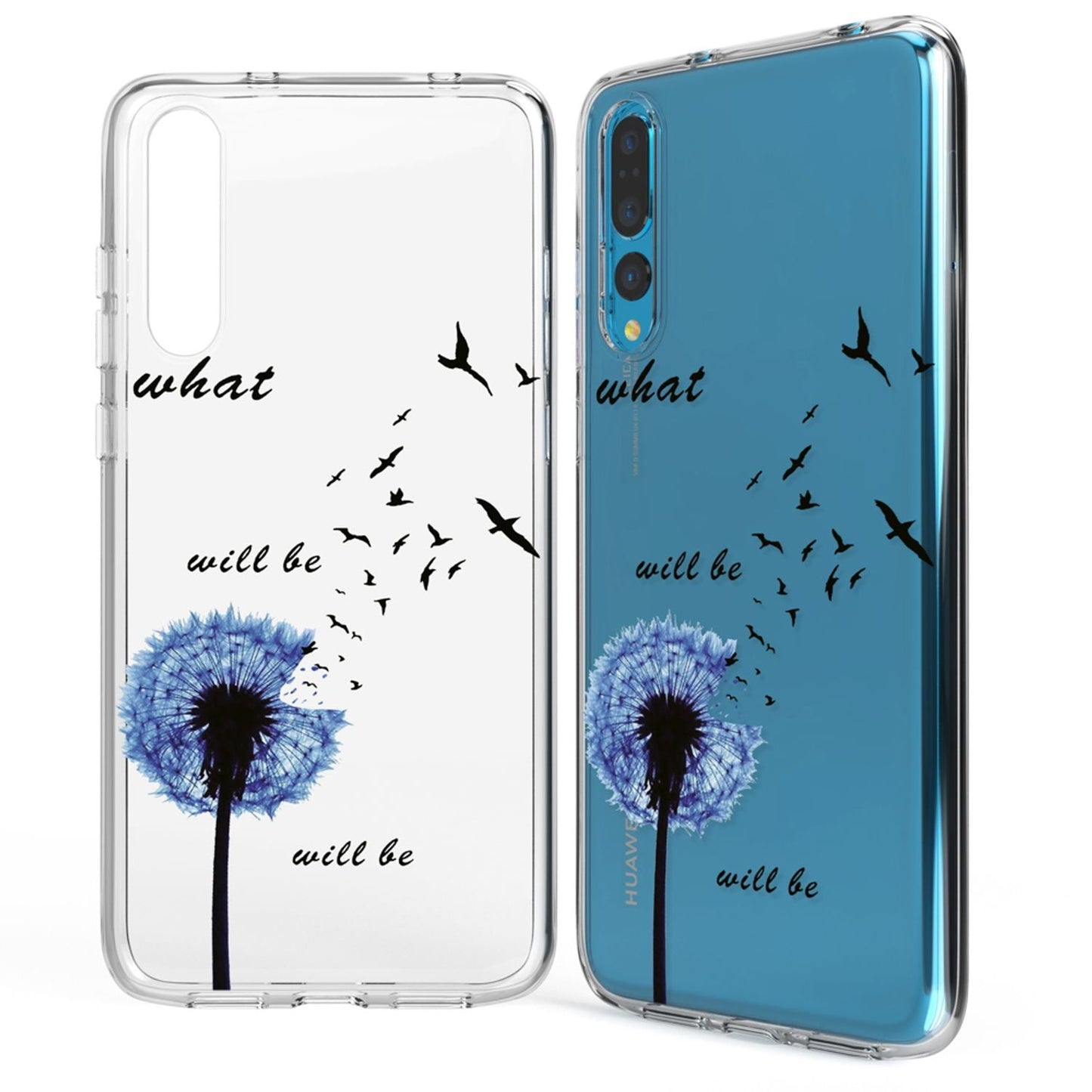 Husă din silicon pentru Huawei P20 Pro cu design, transparentă - subțire, transparentă, potrivire perfectă