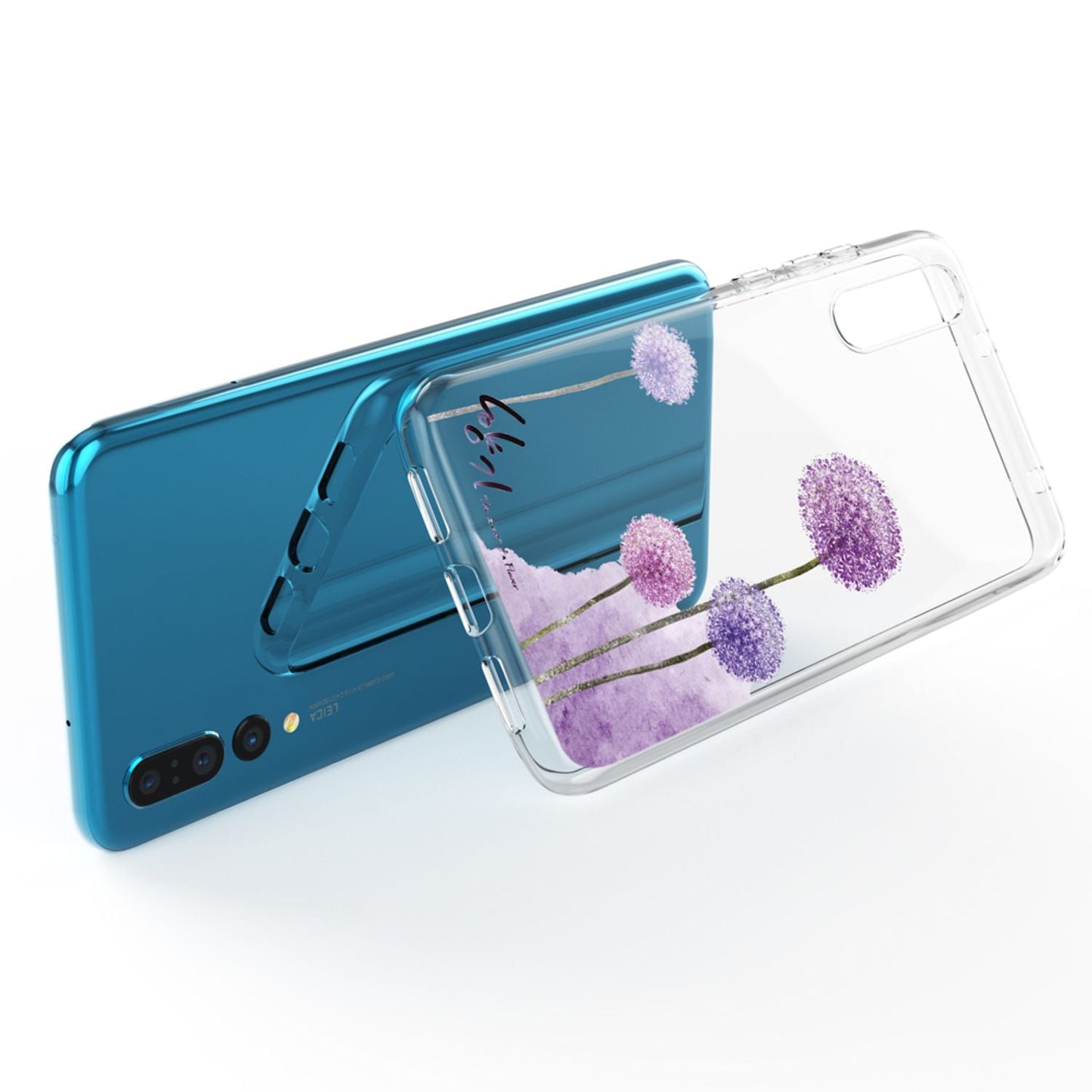 Husă din silicon pentru Huawei P20 Pro cu design, transparentă - subțire, transparentă, potrivire perfectă