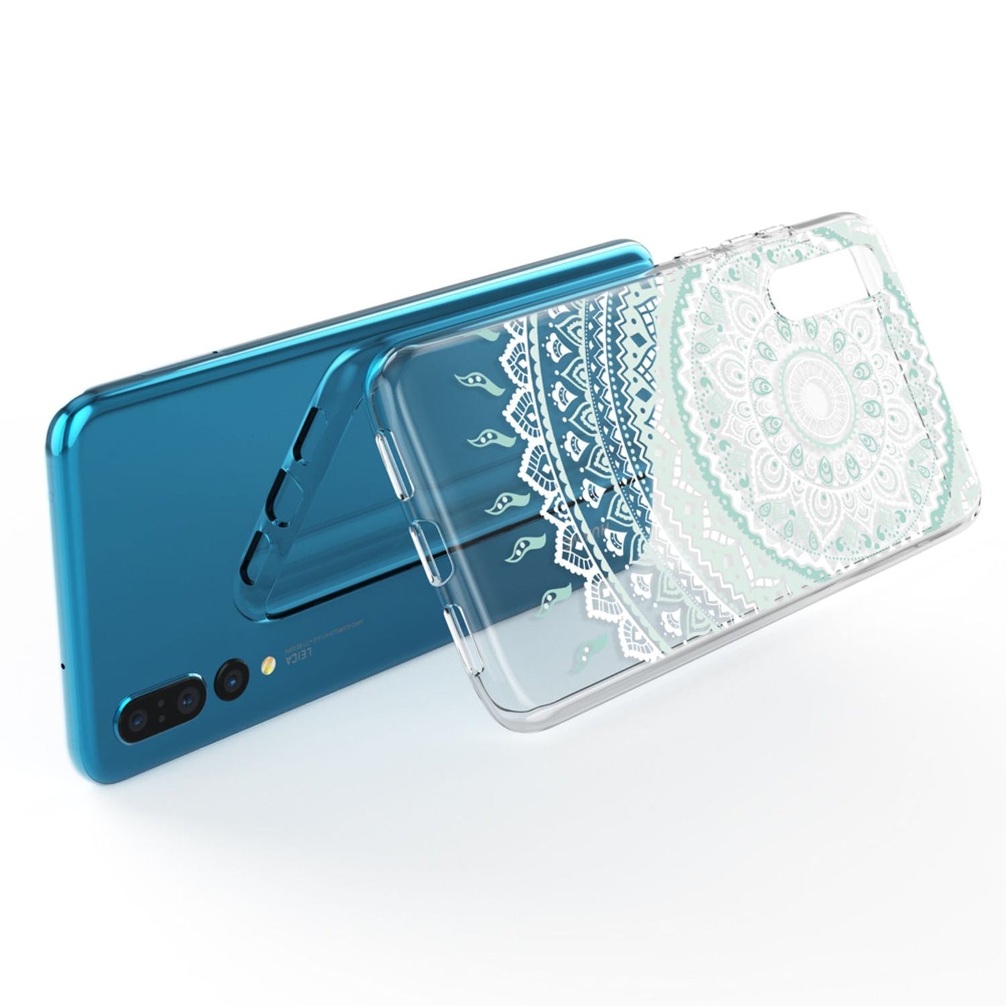 Husă din silicon pentru Huawei P20 Pro cu design, transparentă - subțire, transparentă, potrivire perfectă