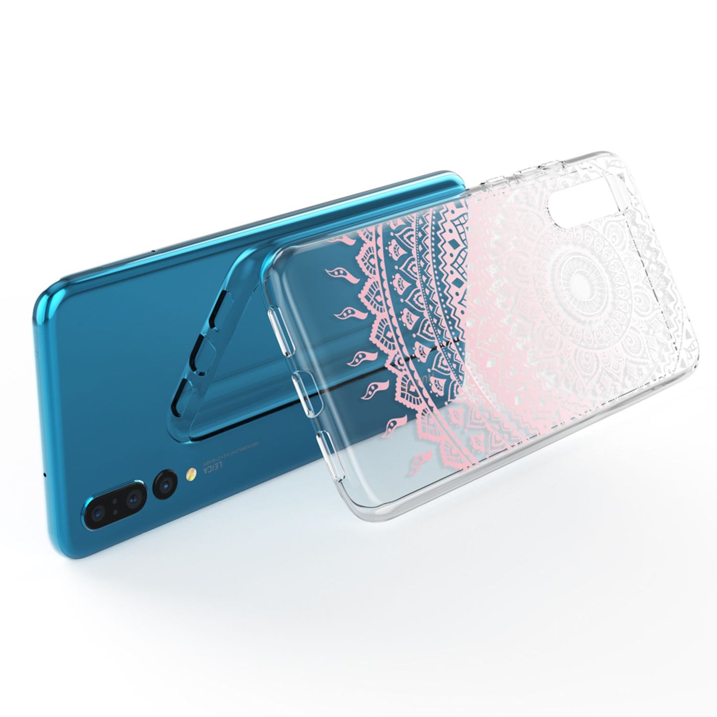 Husă din silicon pentru Huawei P20 Pro cu design, transparentă - subțire, transparentă, potrivire perfectă