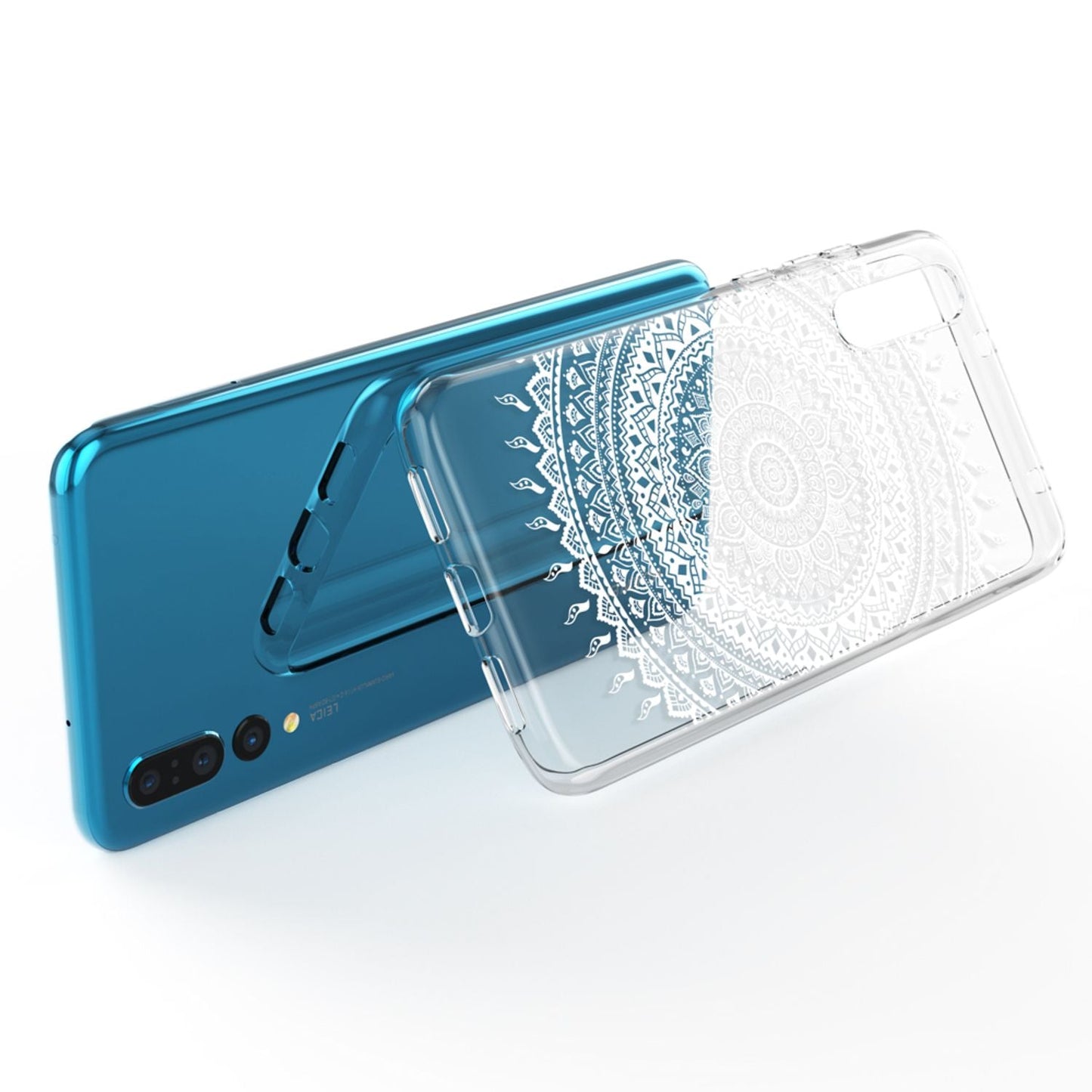 Husă din silicon pentru Huawei P20 Pro cu design, transparentă - subțire, transparentă, potrivire perfectă